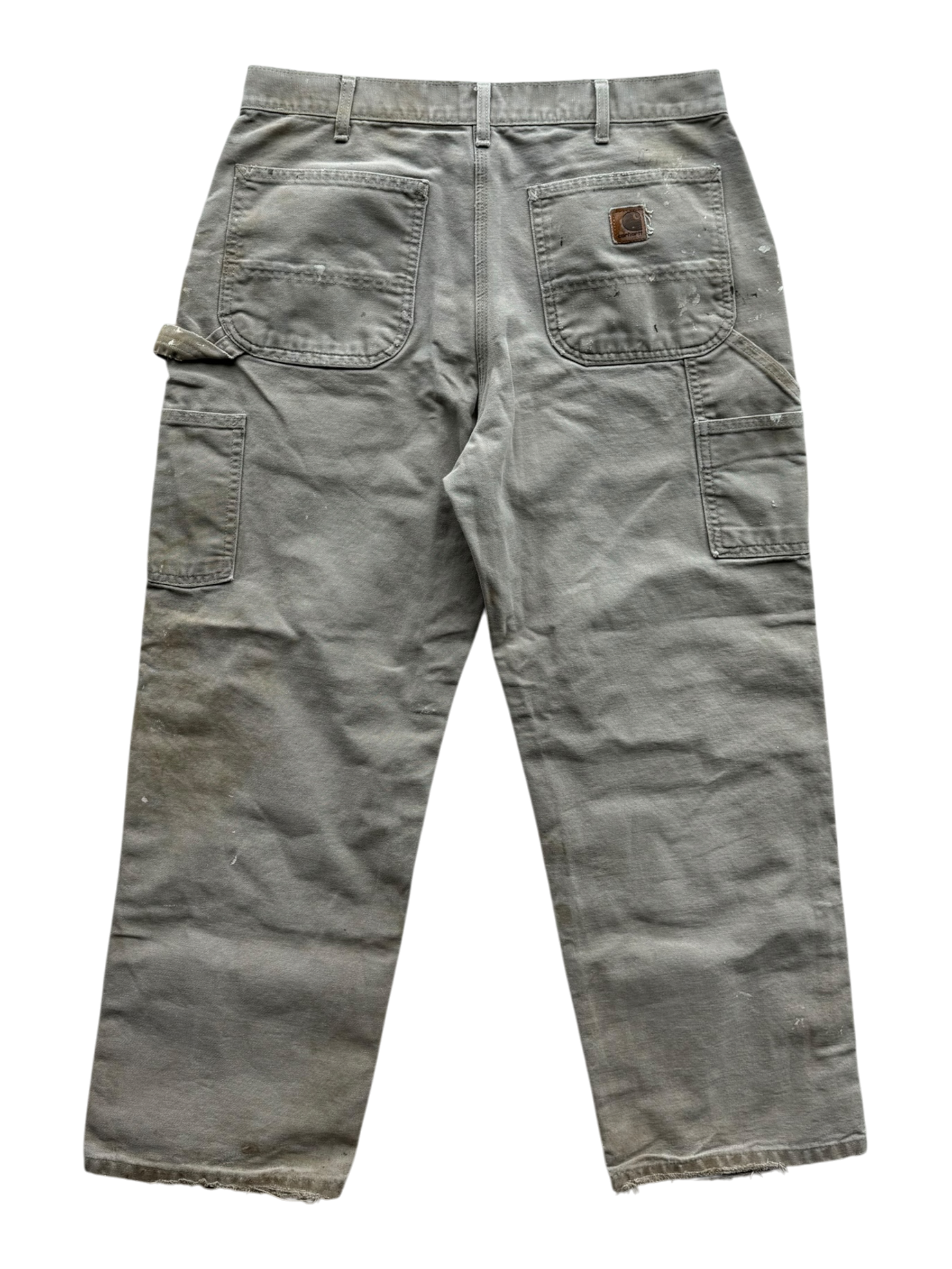 Grey Paint Splatter Vintage Carpenter Pants