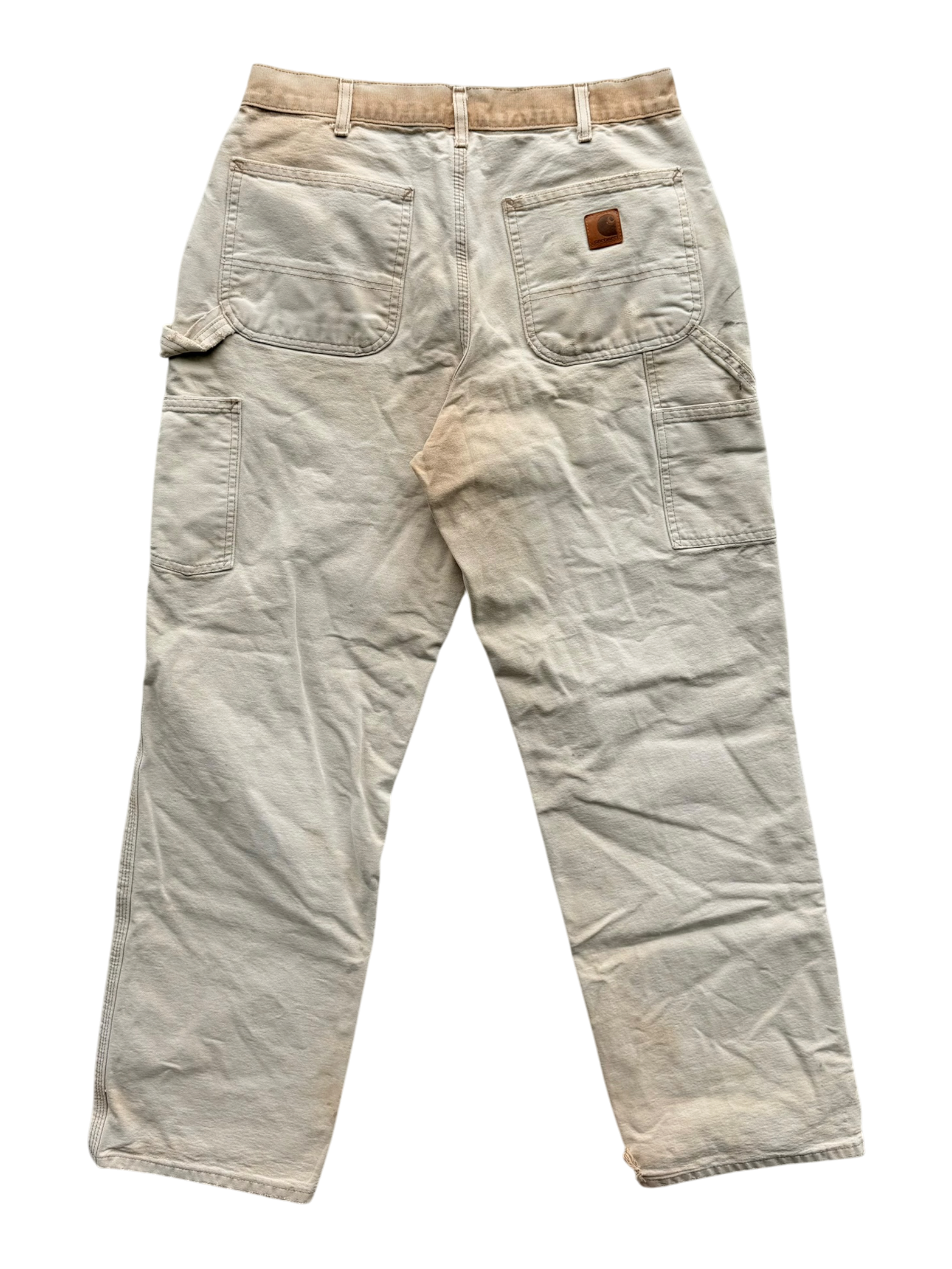 Tan Sun Faded Vintage Carpenter Pants