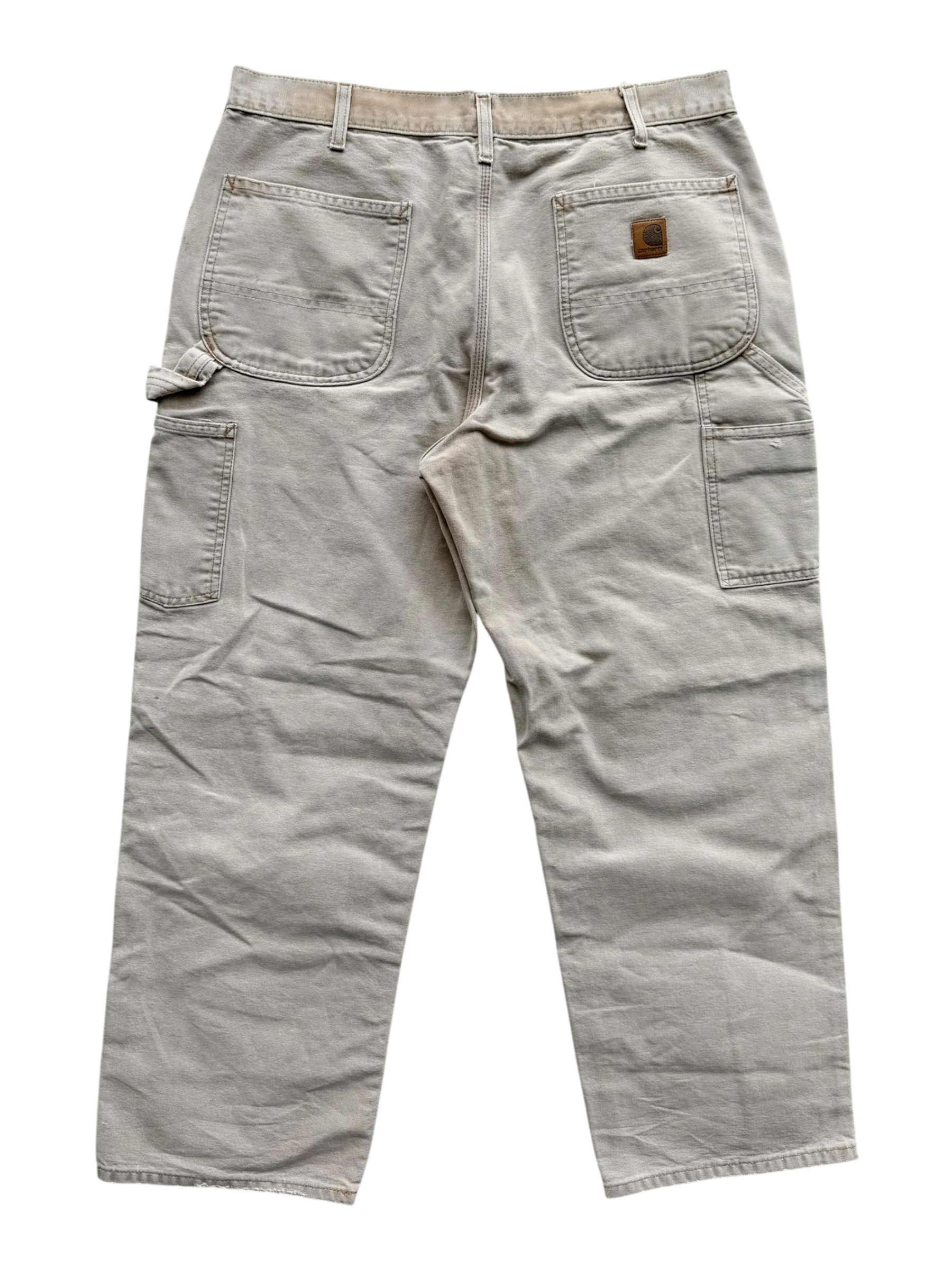 Tan Sun Faded Vintage Carpenter Pants