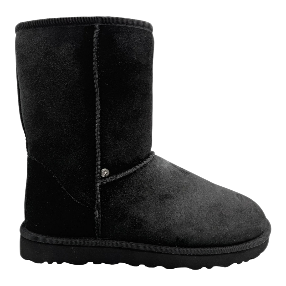 Ugg Cross Pendant Leather Patch Fur Lined Boots