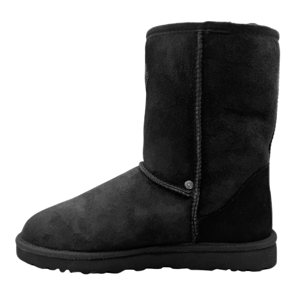 Ugg Cross Pendant Leather Patch Fur Lined Boots