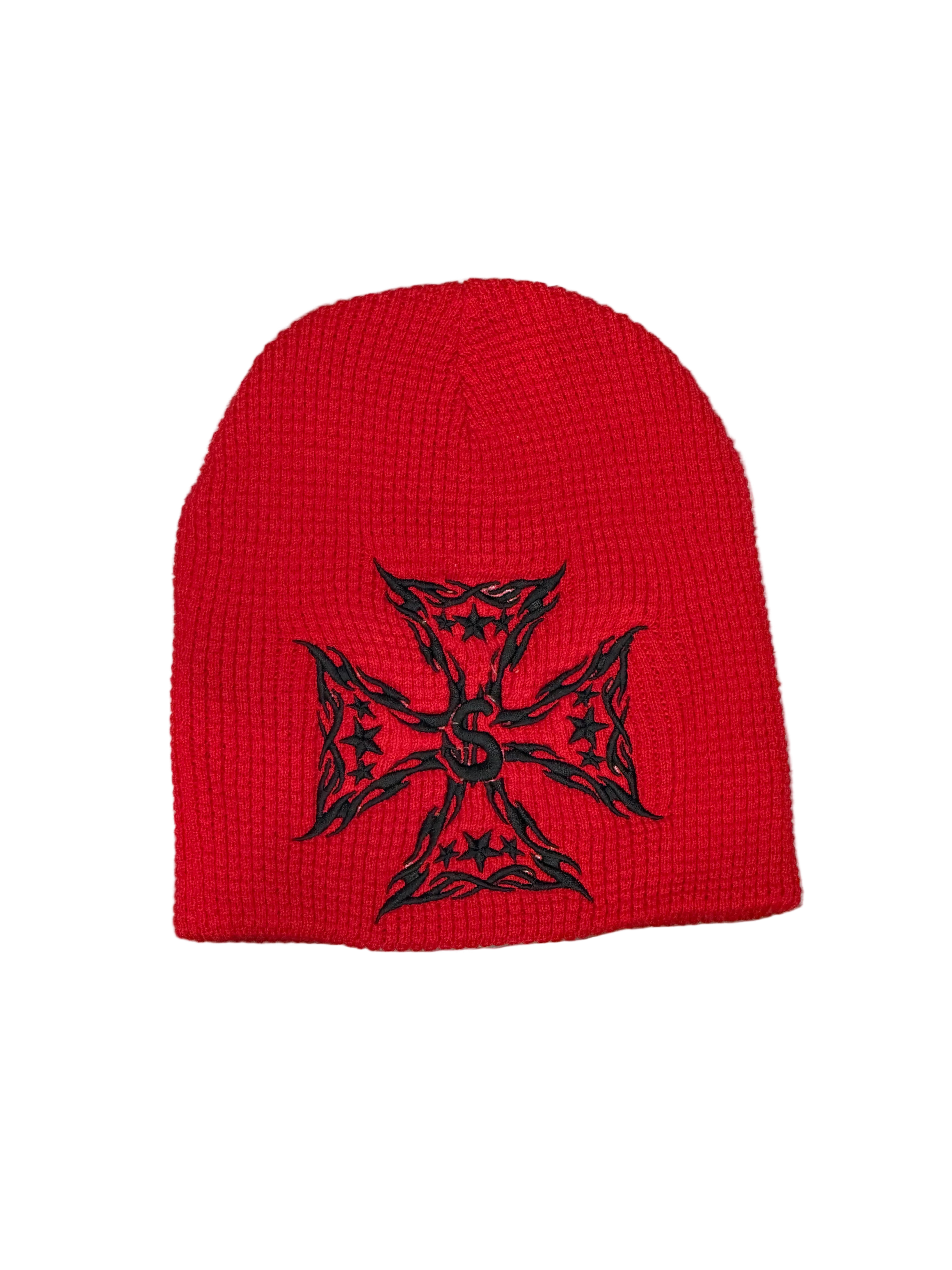 Saints Chopper Beanie Red