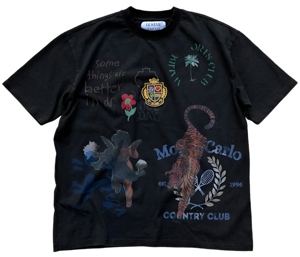 Black Vintage Artist tee