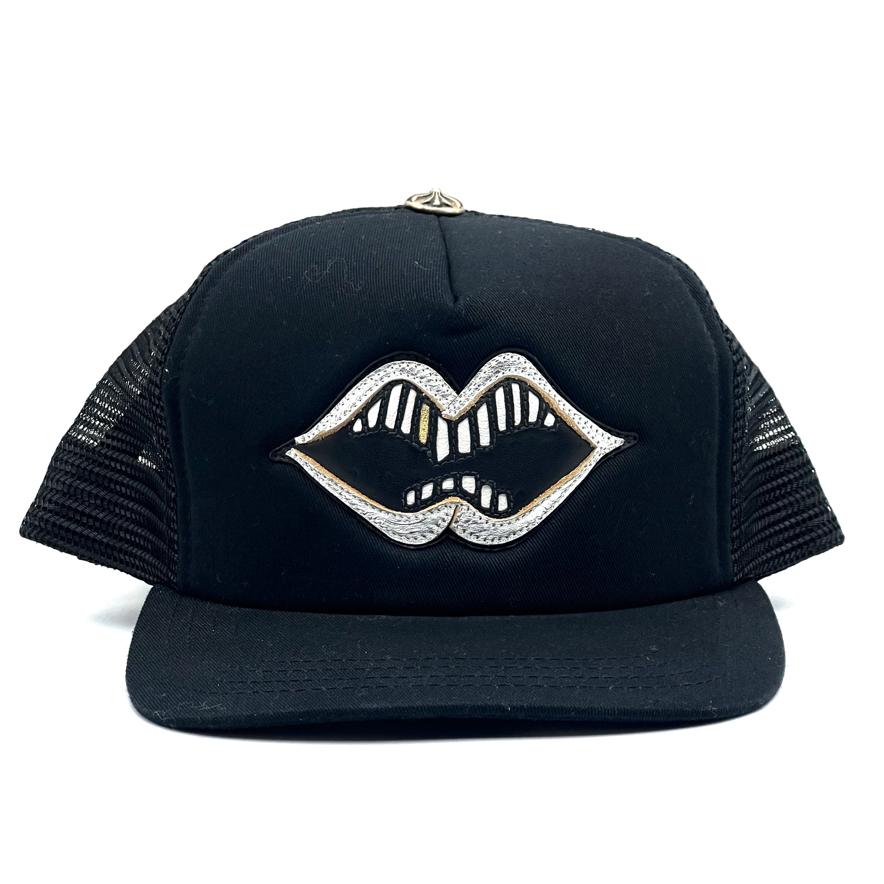 Matty Boy Silver Chomper Trucker Hat Black