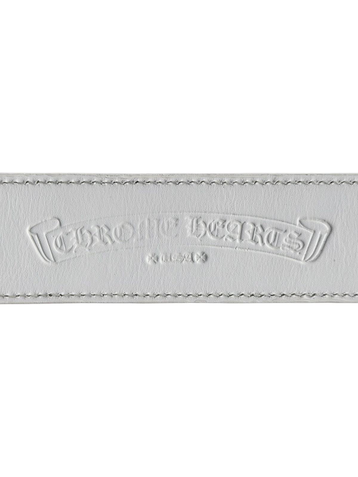 White Leather Belt Strap