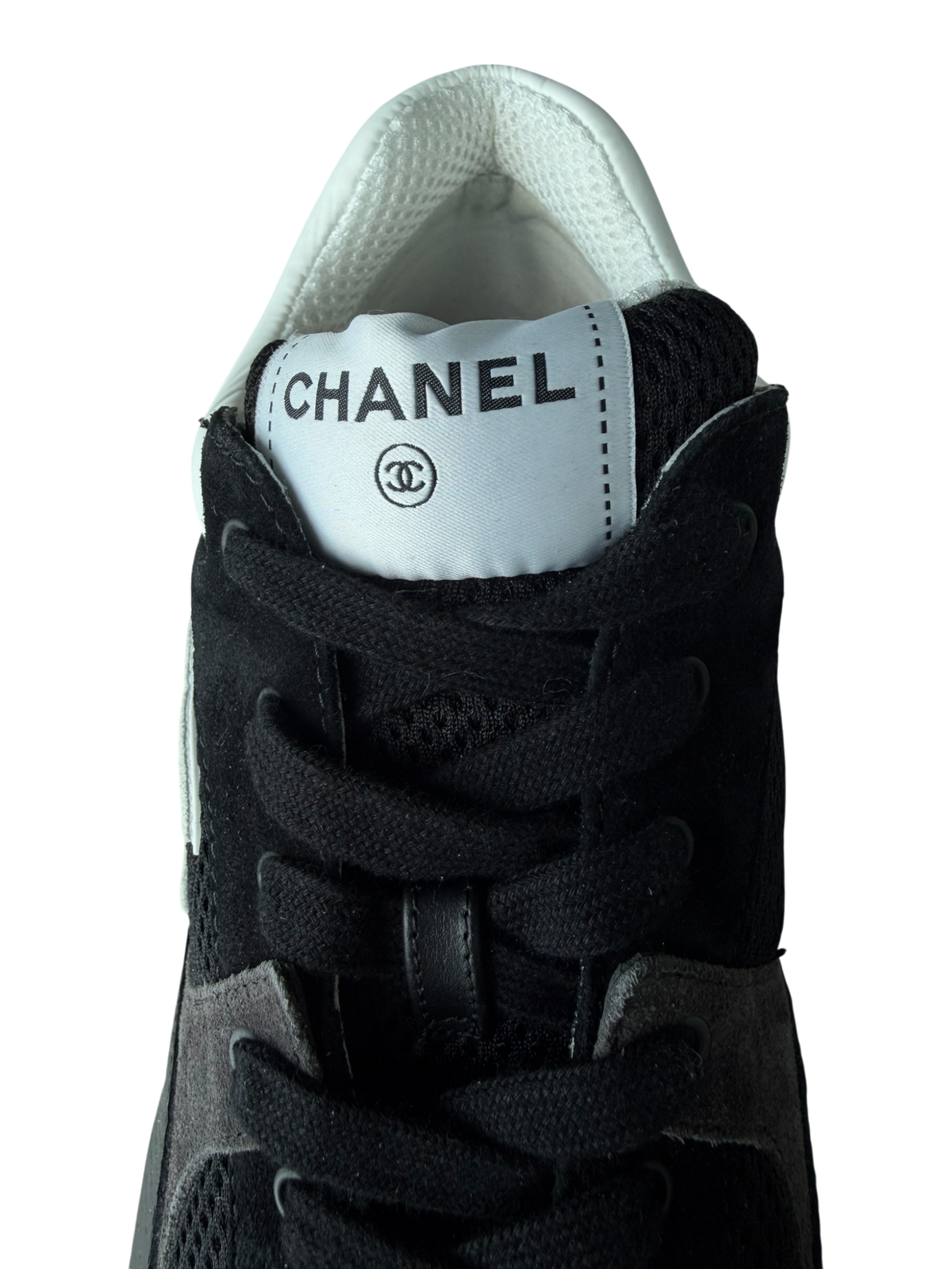 Low Top Trainer Black White
