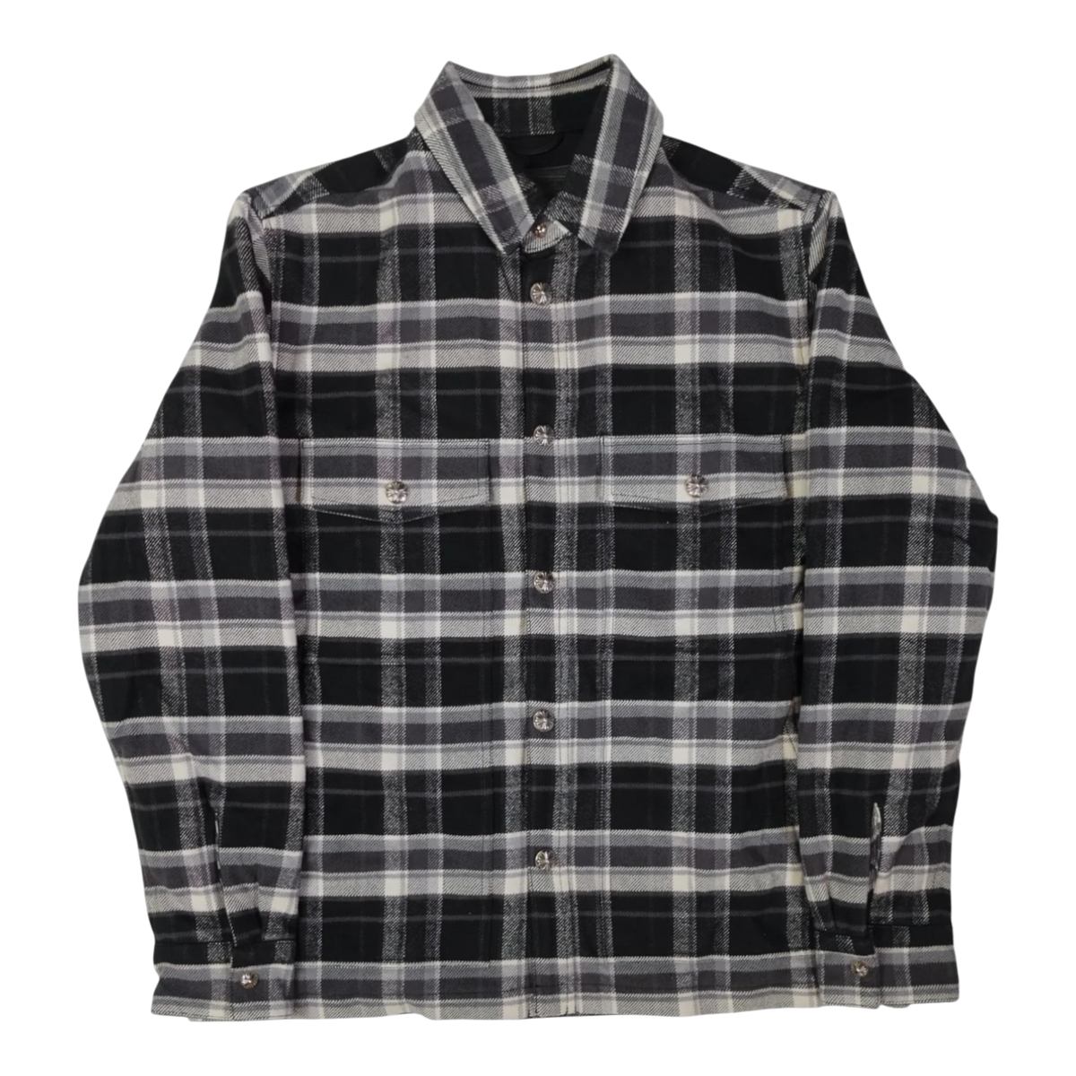 Work Dog Padded Flannel Black & White