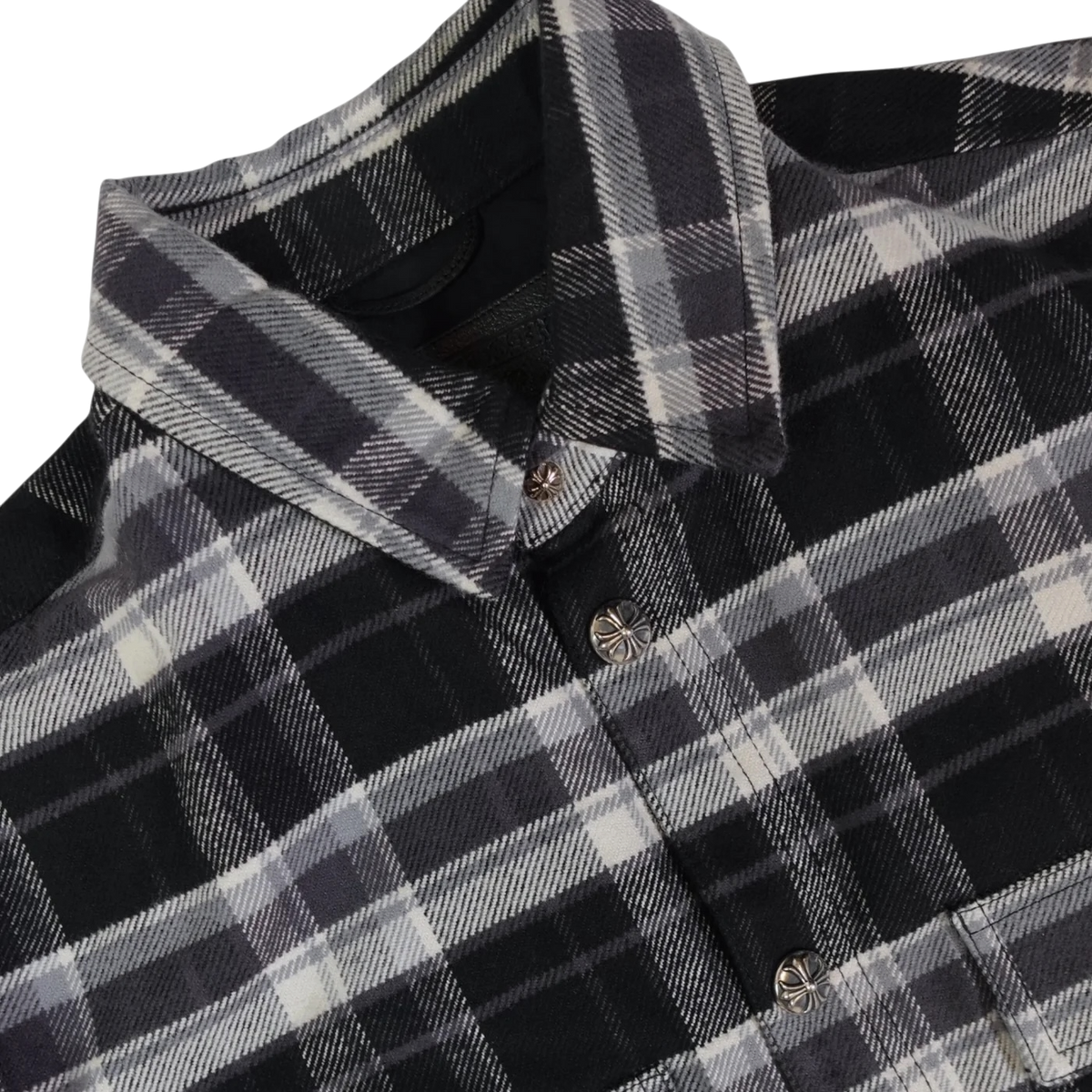 Work Dog Padded Flannel Black & White
