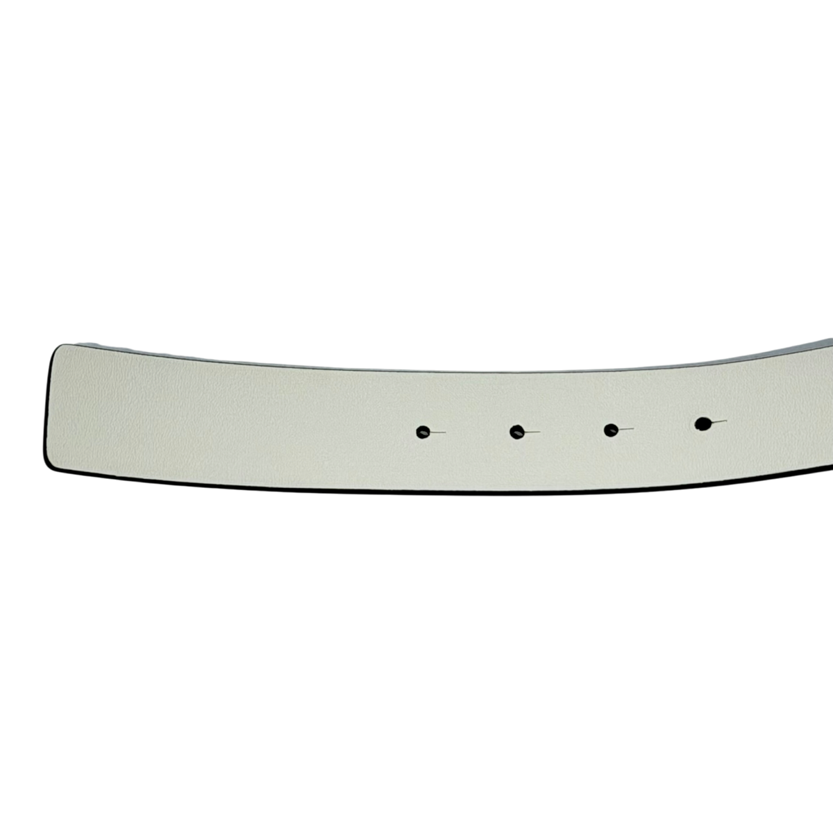 Calfskin CC Reversible Belt Black White