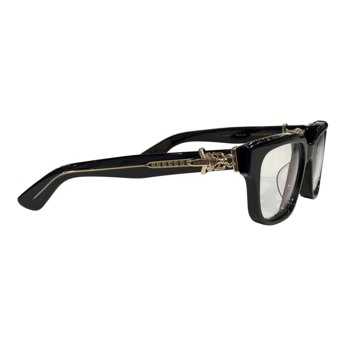 Vagillionaire Black & Gold Glasses