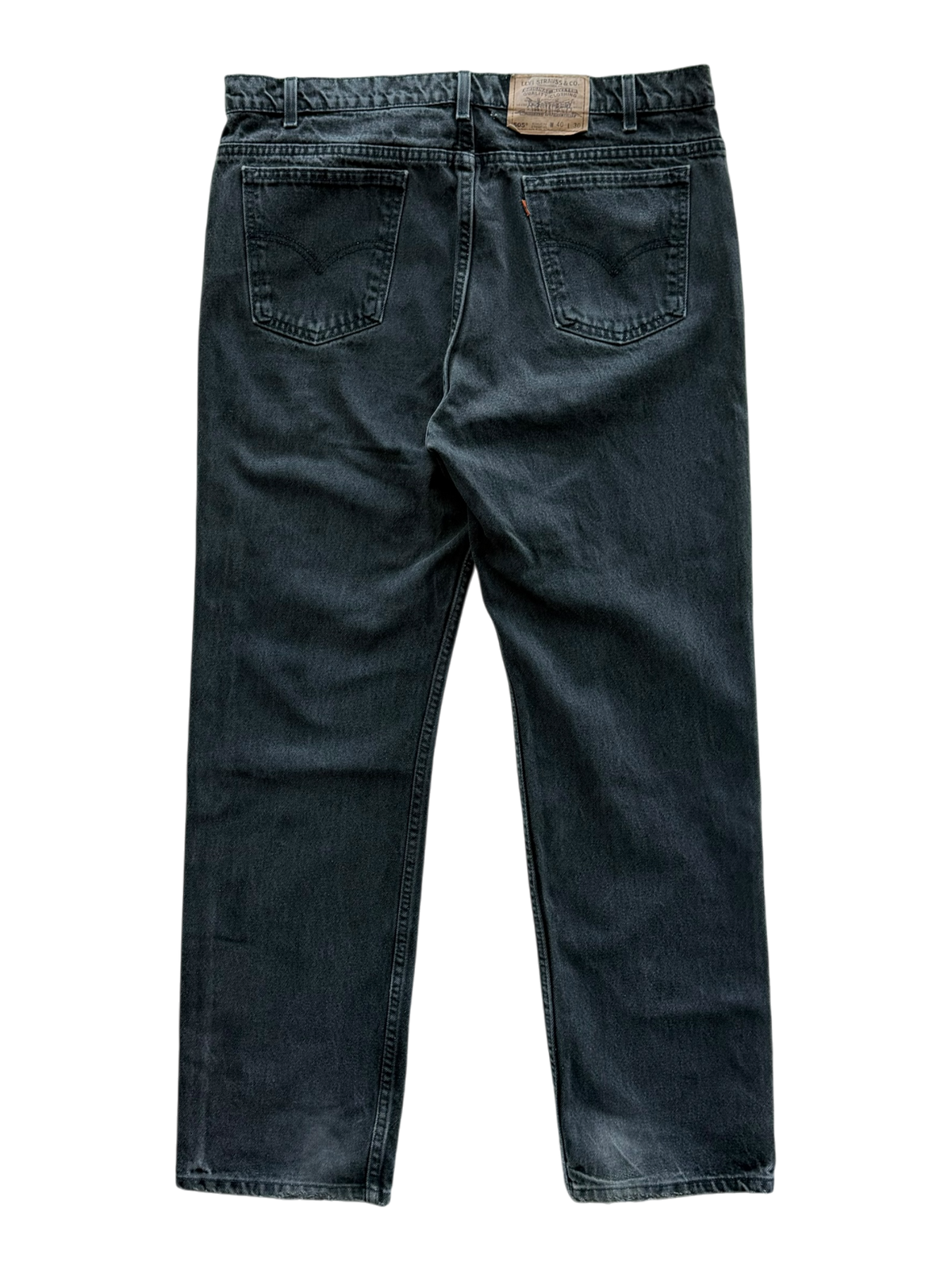 Bronze Croc Vertical Patch Black Jean