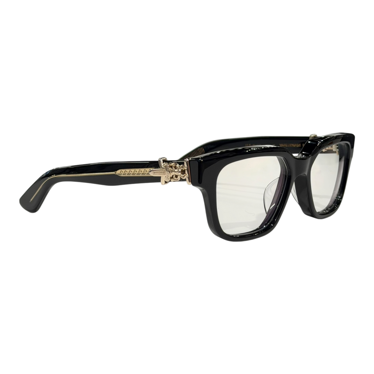 Vagillionaire Black & Gold Glasses