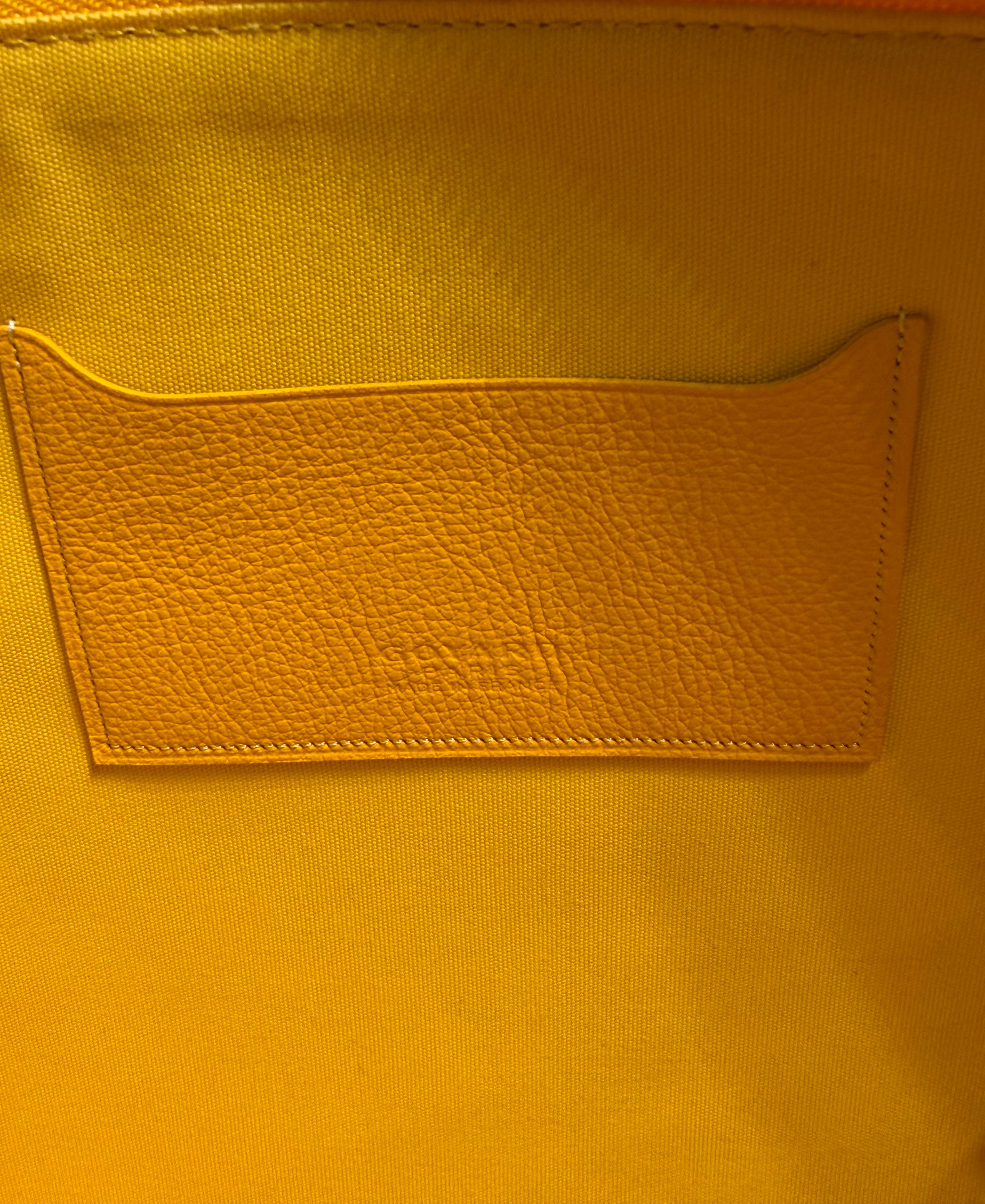 MM Senat Yellow Zip Pouch