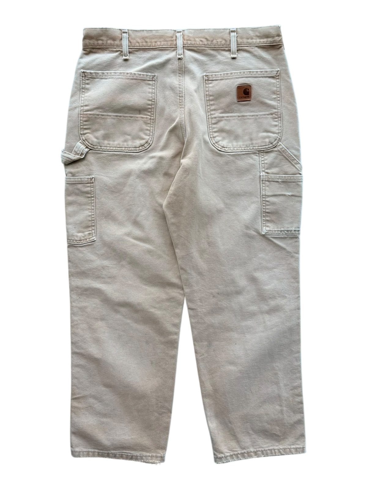 Tiffany Croc Patch Tan Carpenter Pants
