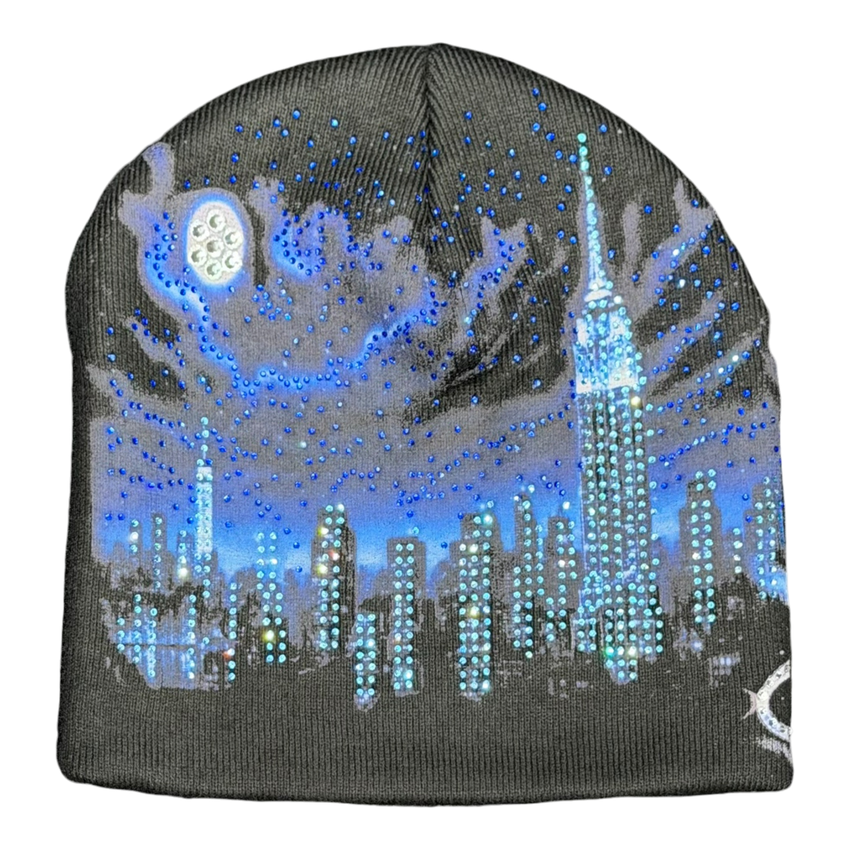 Cityscape Beanie Black
