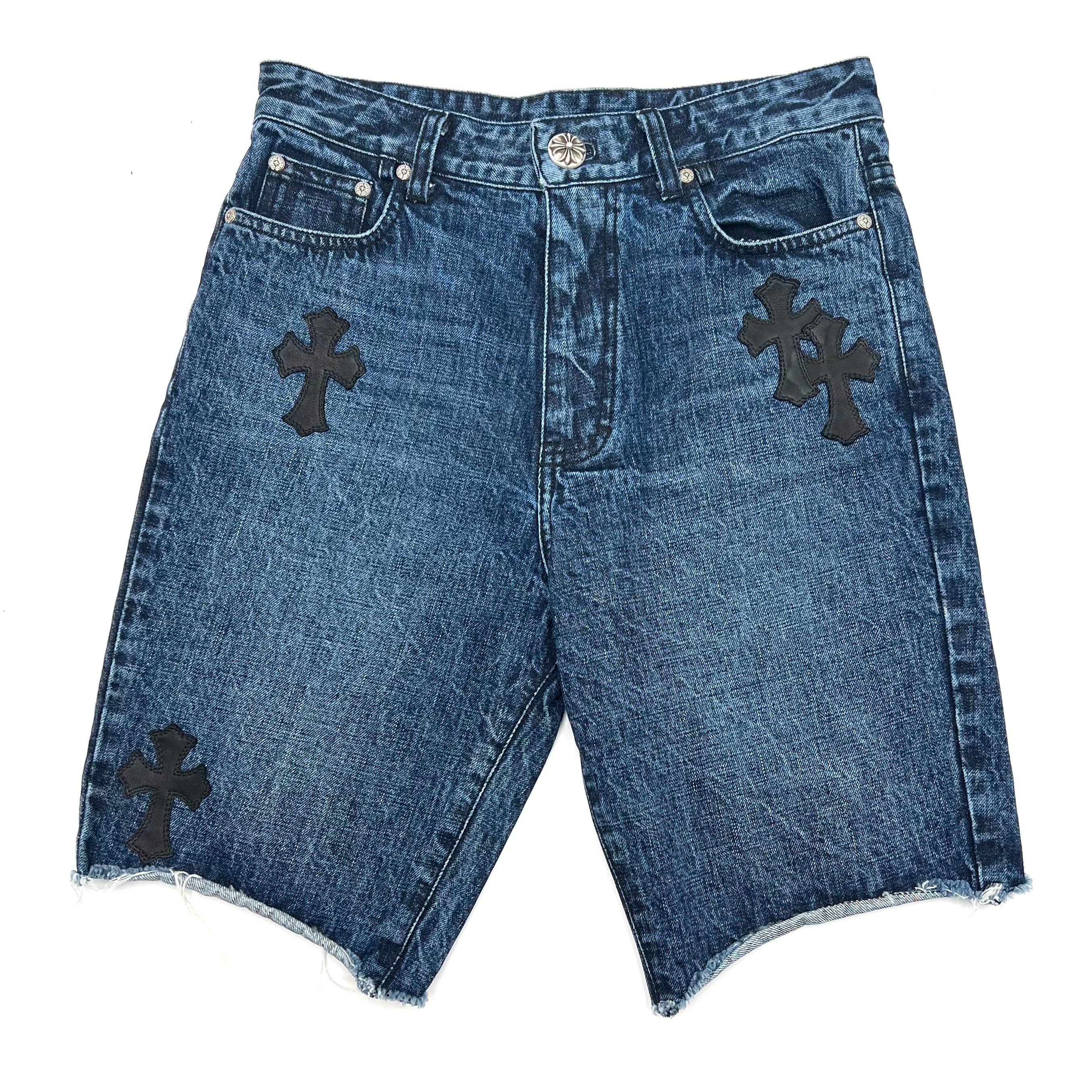 Cross Patch Denim Jean Short