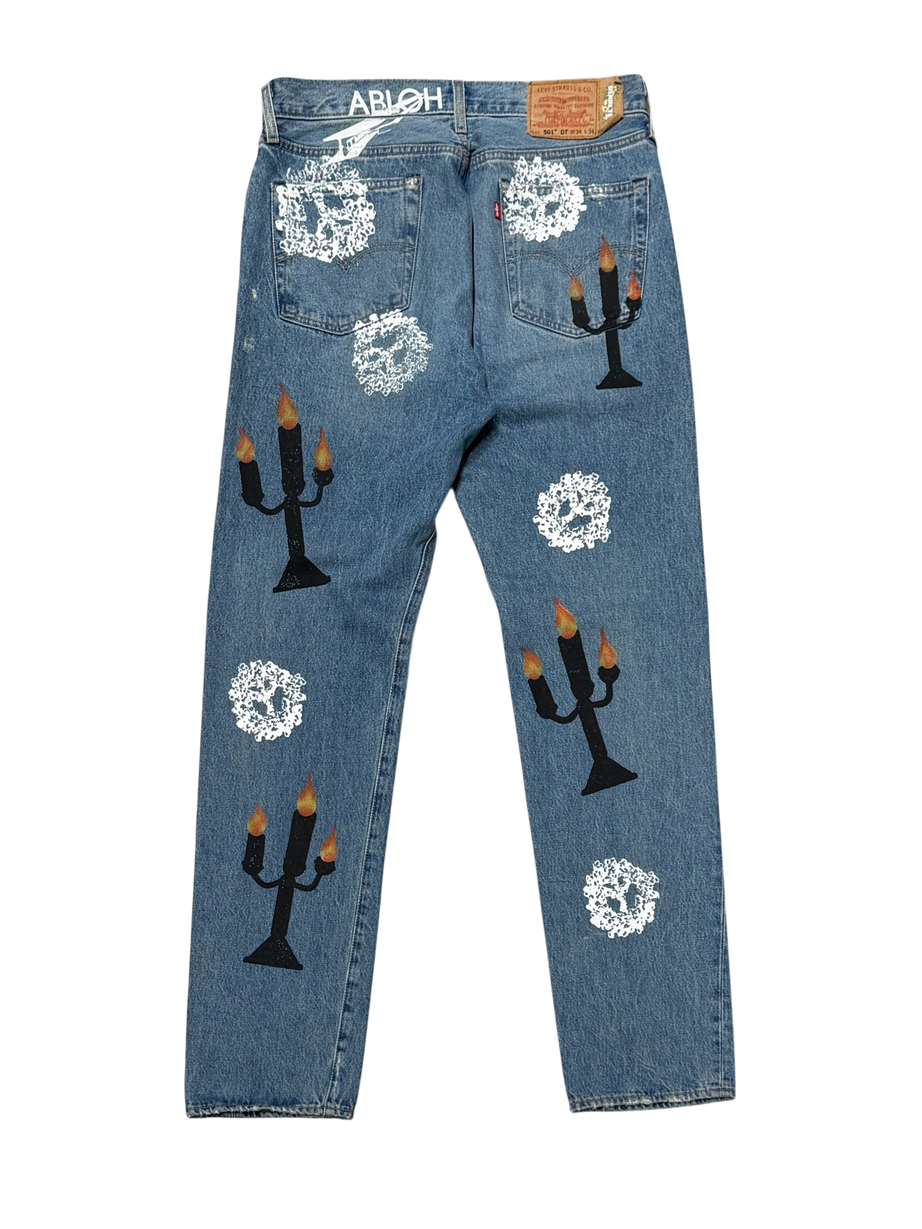Denim Tears x Virgil Abloh Printed Jeans