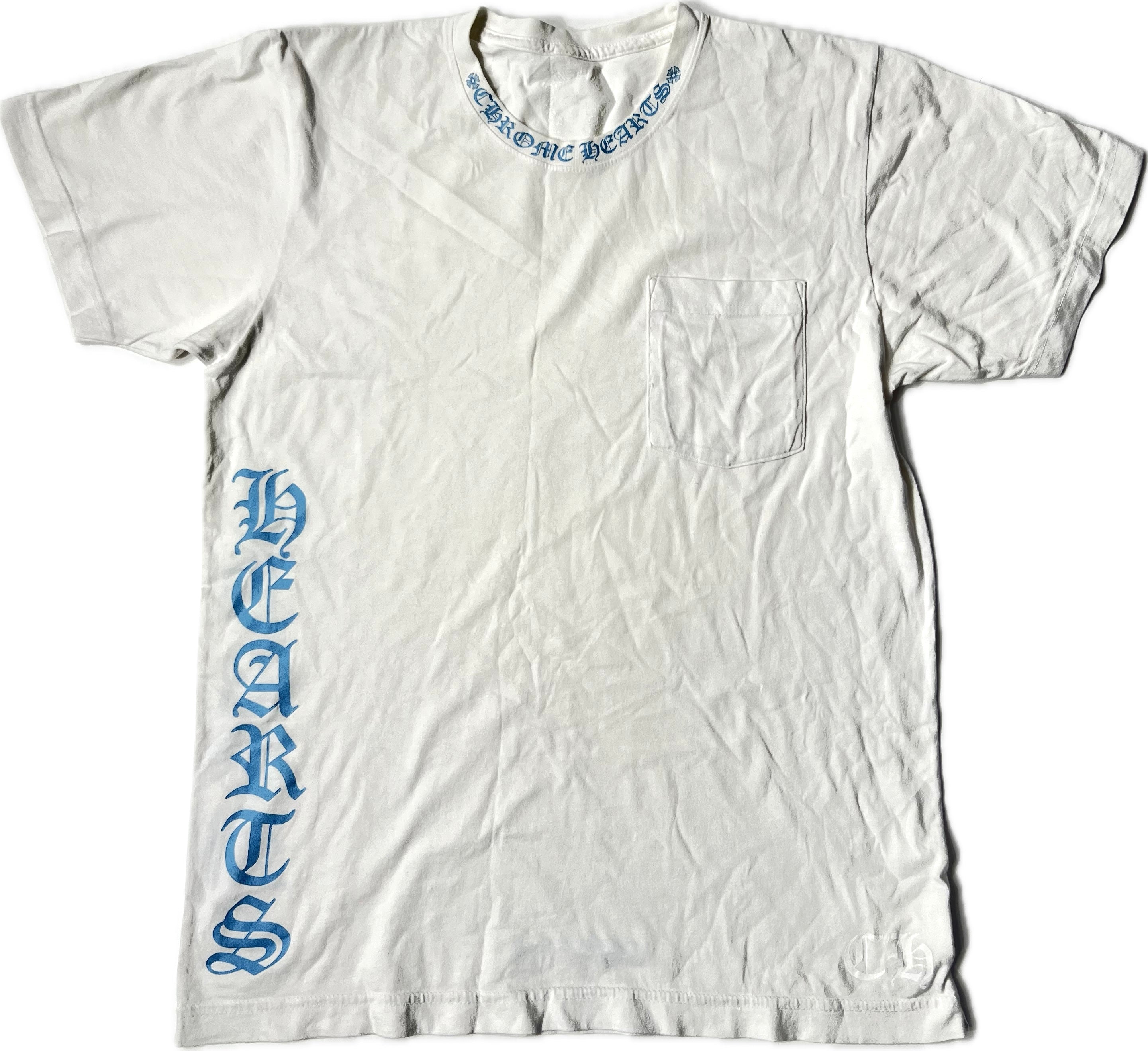 Blue Neck Logo Tee