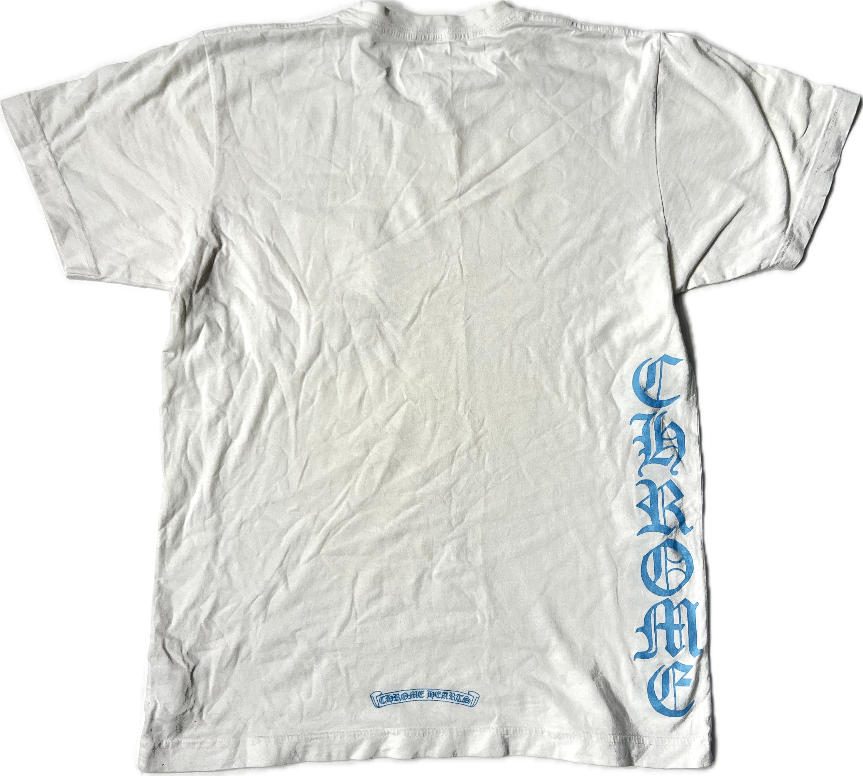 Blue Neck Logo Tee