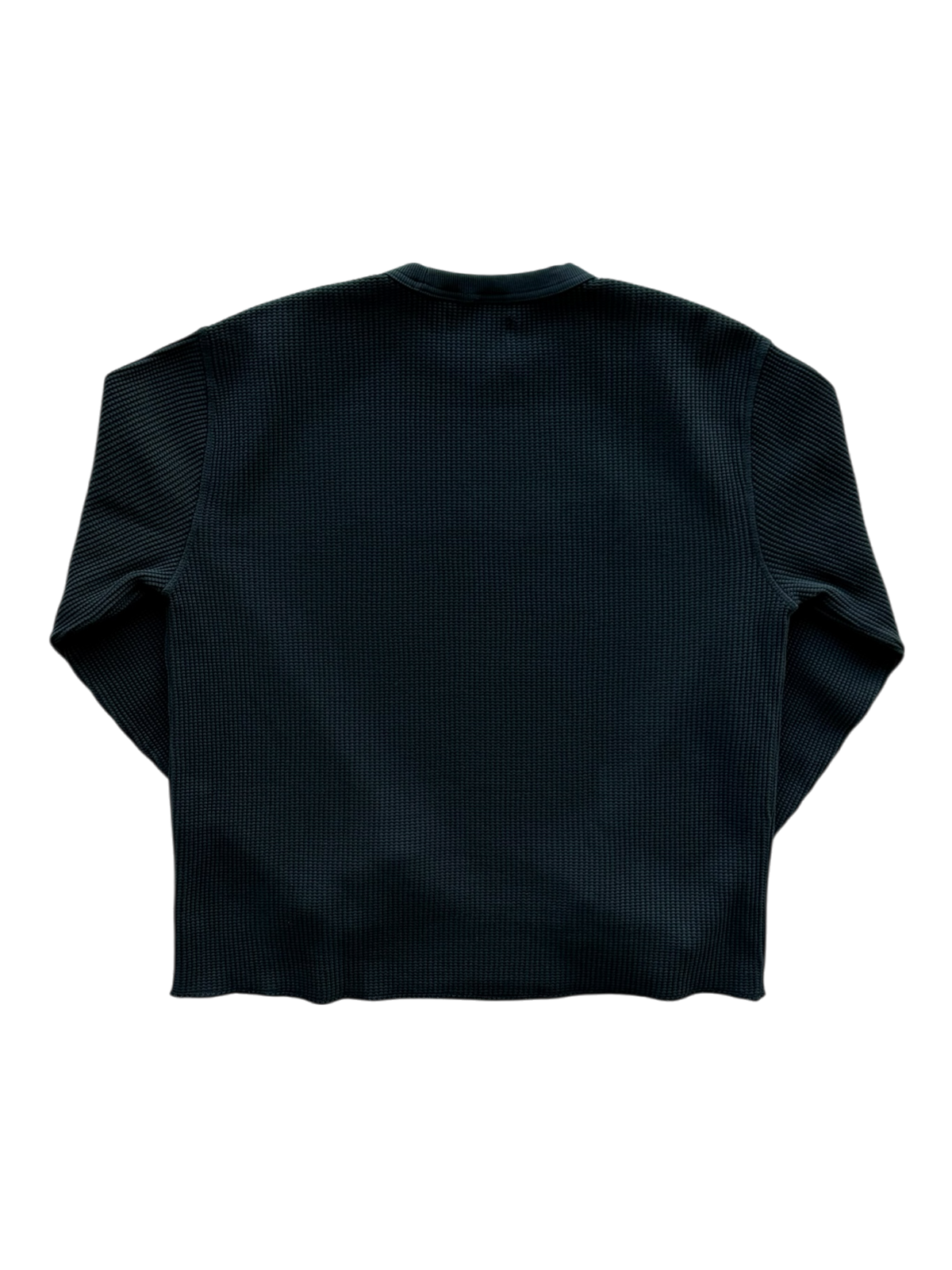 White Patch Black Thermal Longsleeve