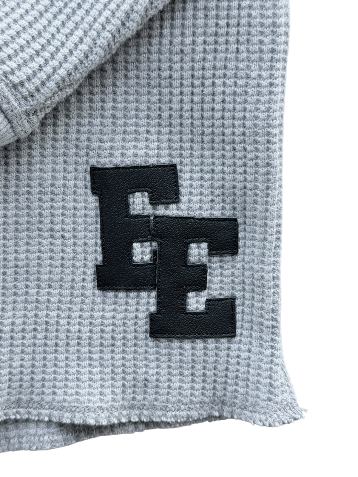 Black Patch Grey Thermal Longsleeve