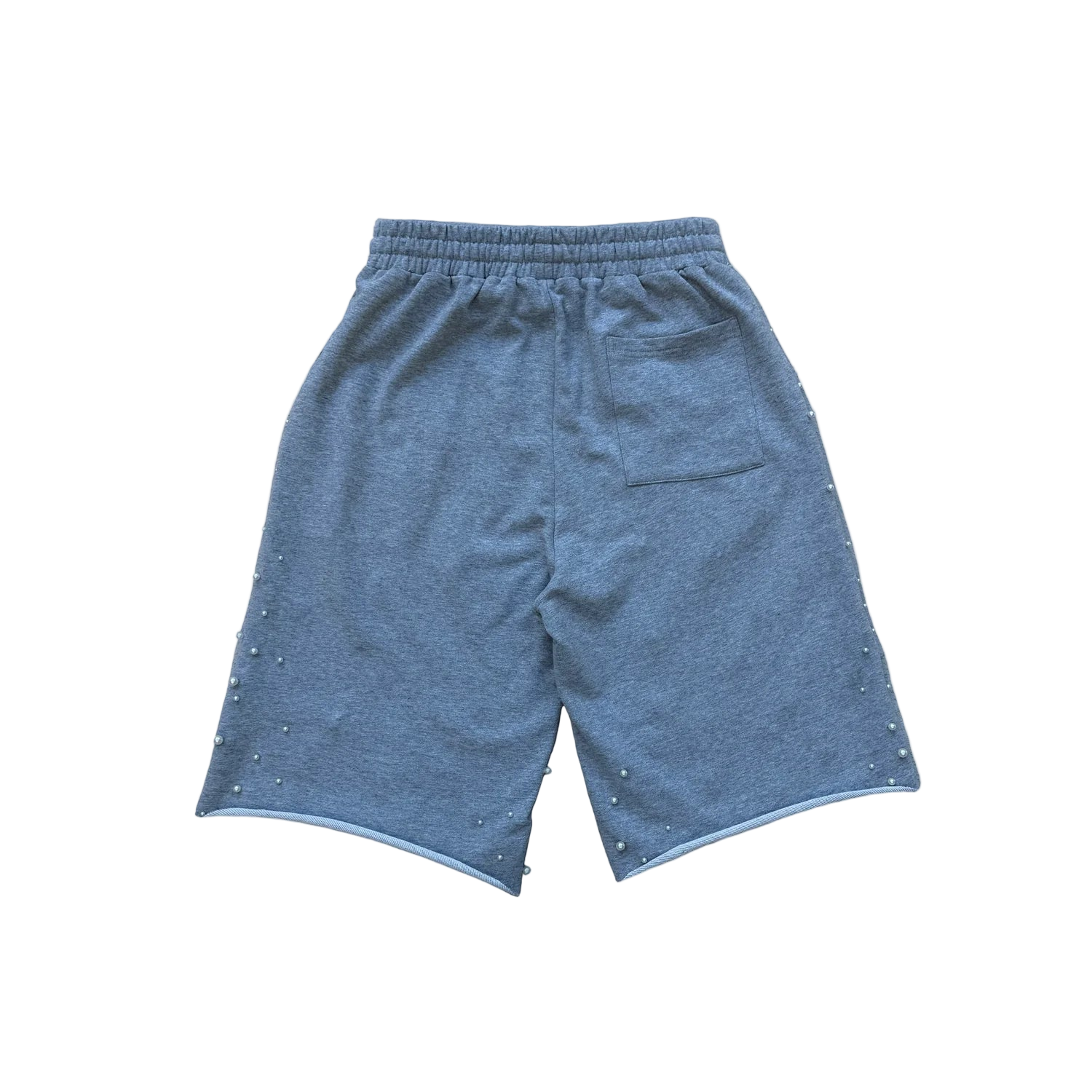Grey Baggy Pearl Sweat Shorts Regular price