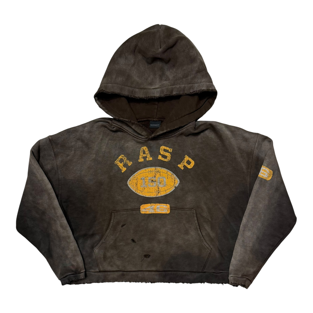 Football Hoodie Brown