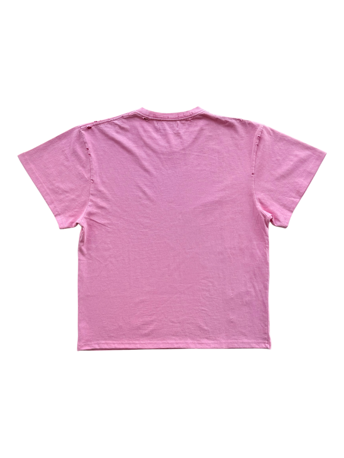 Scissorhands Distressed Tee Pink