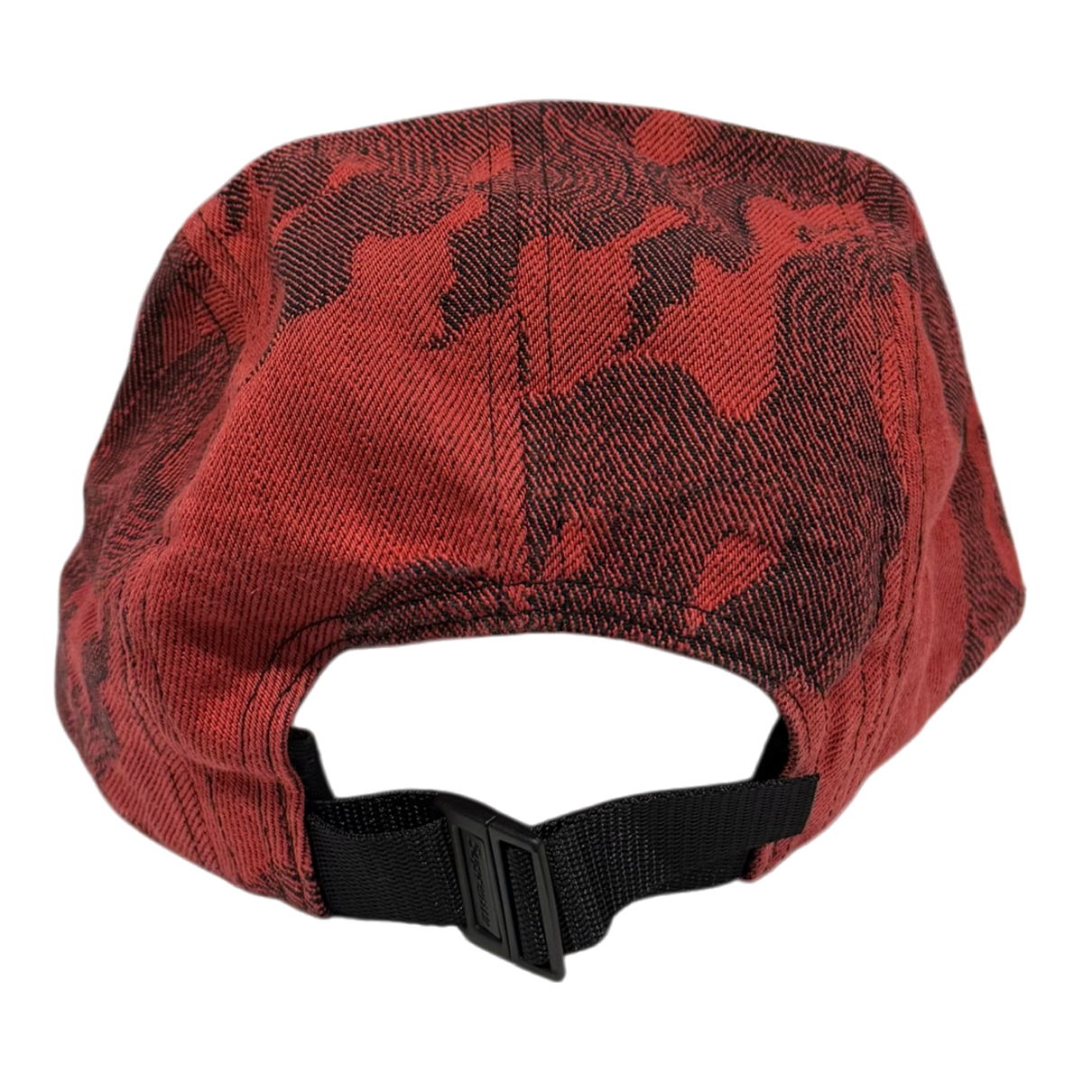 Flames Jacquard Denim Camp Cap