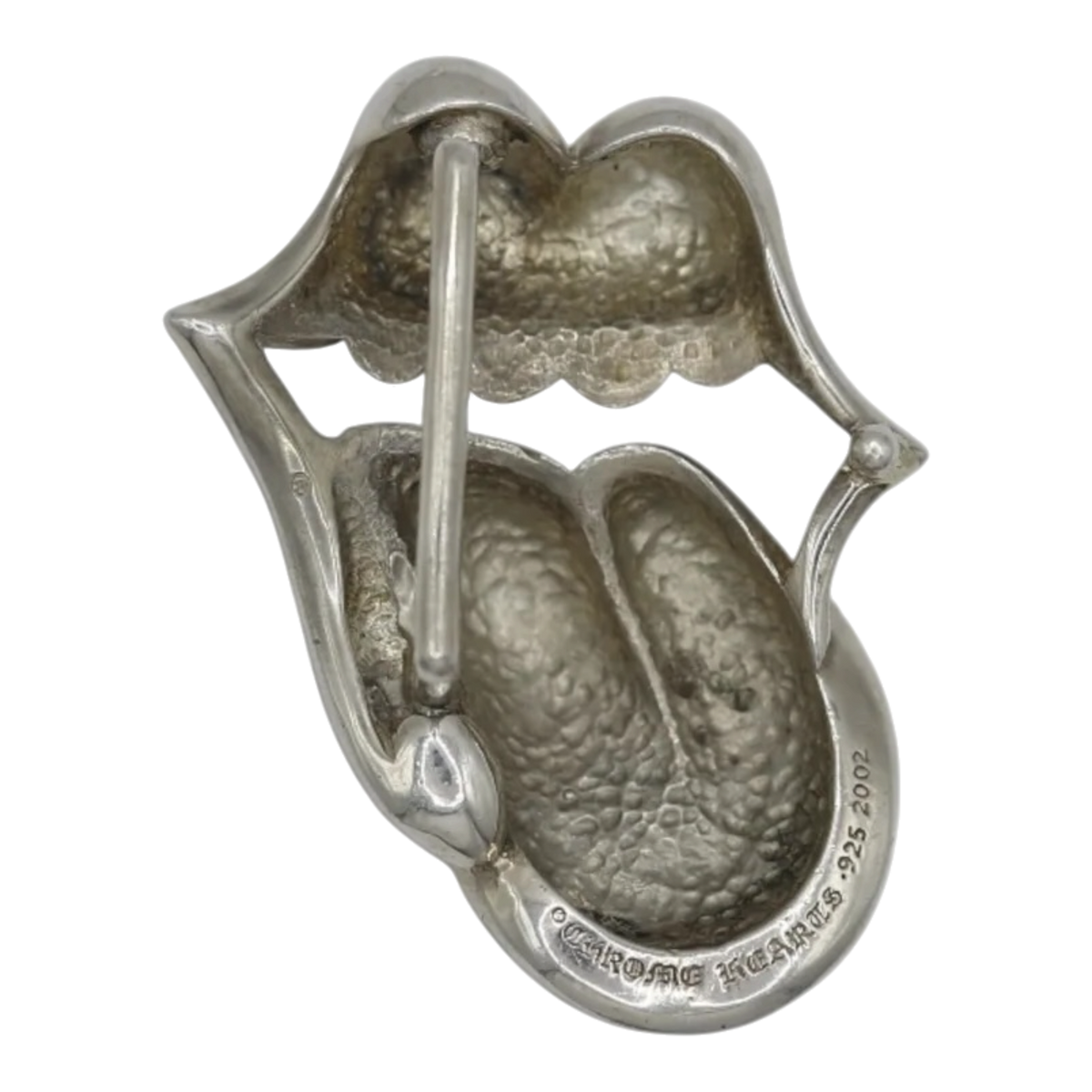 Rolling Stone Belt Buckle in Silver