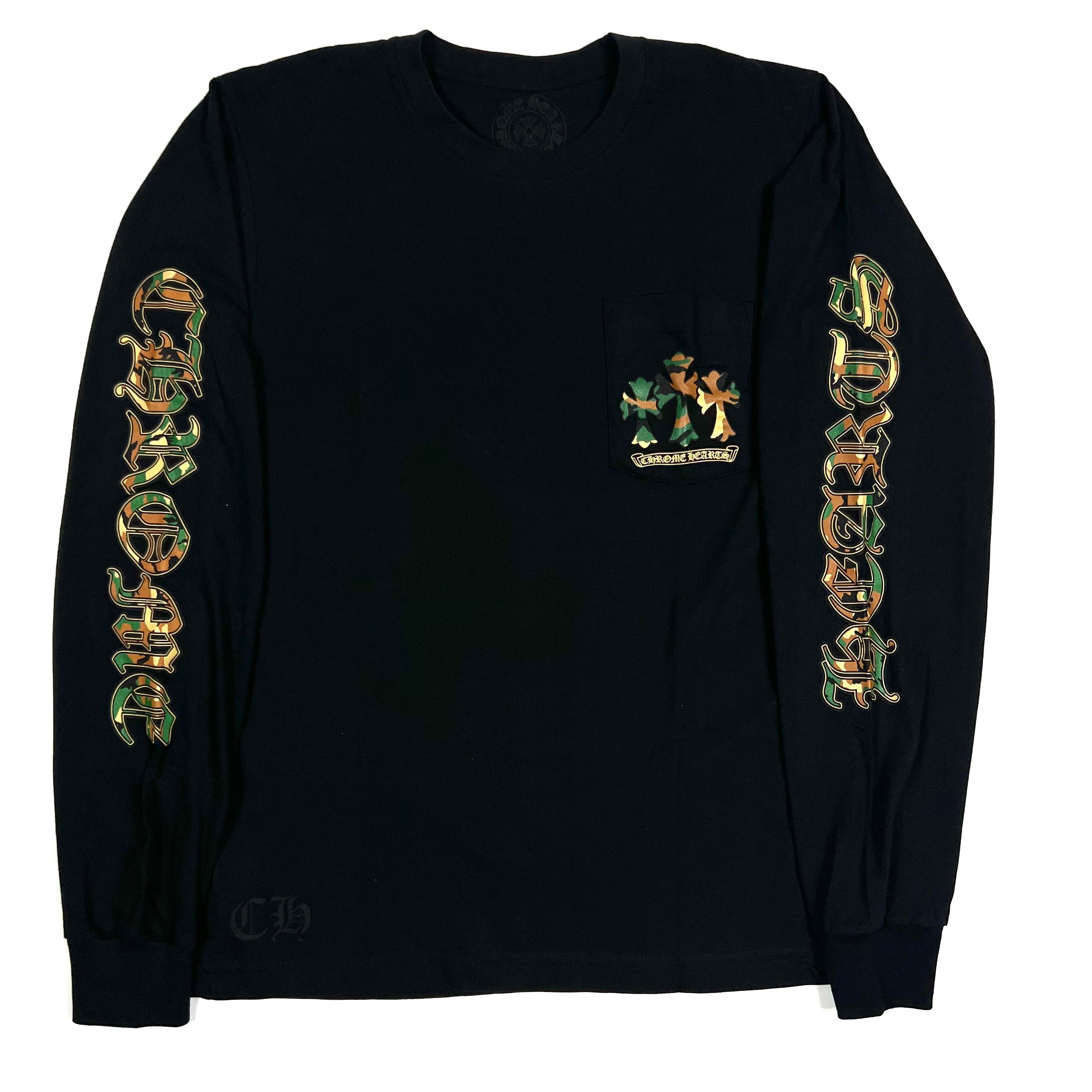 Black Horseshoe Camo L/S Tee