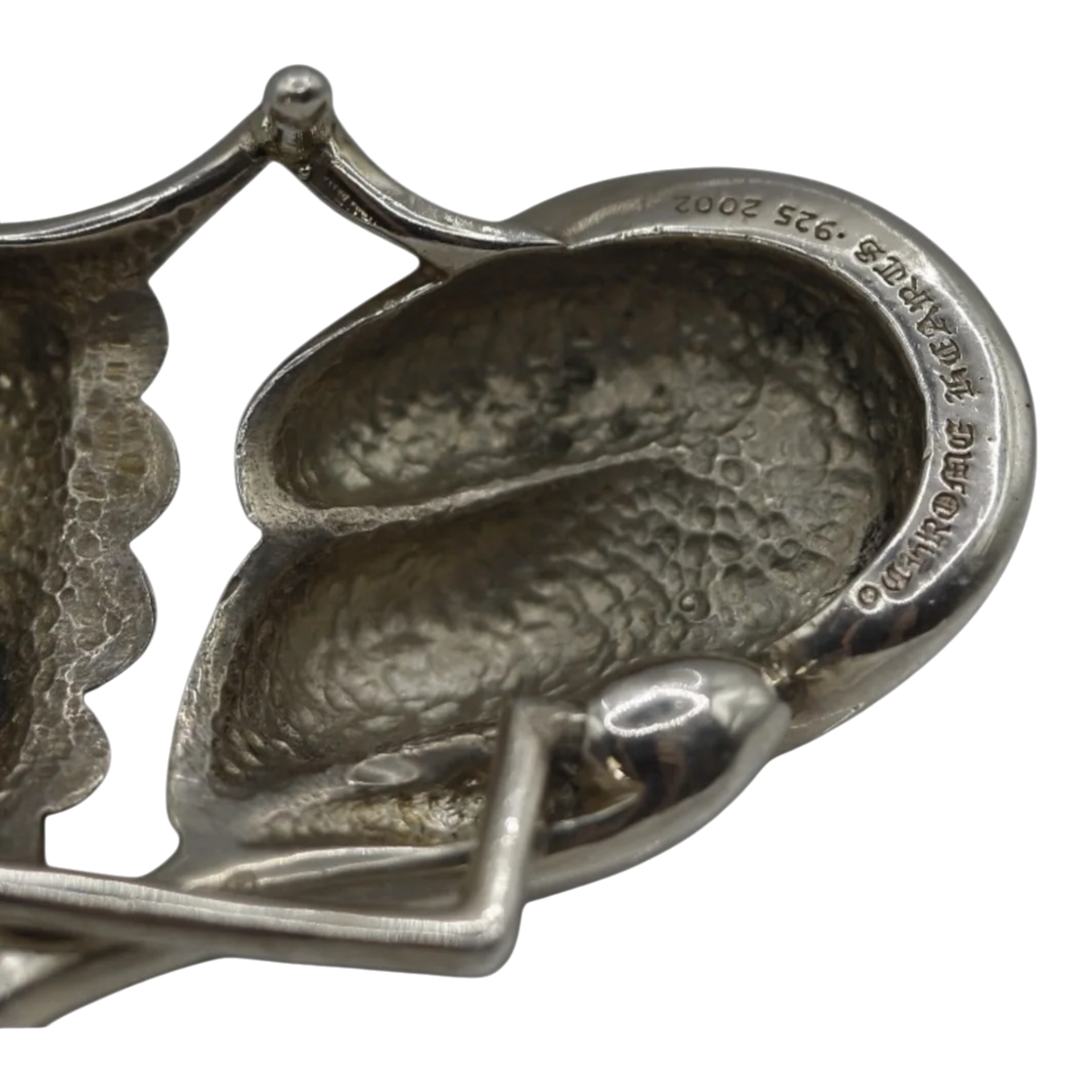 Rolling Stone Belt Buckle in Silver