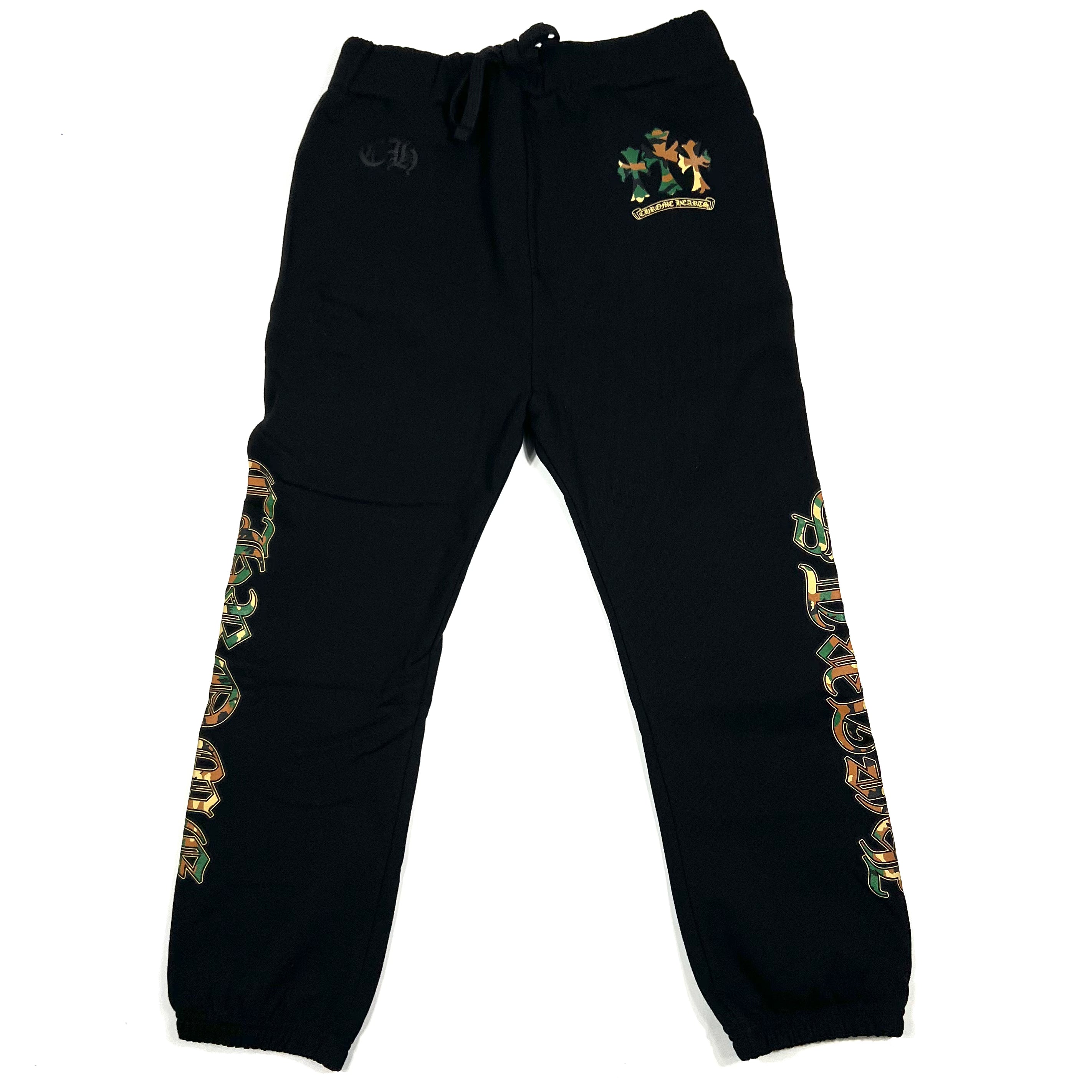 Black Camo Horseshoe Sweatpants