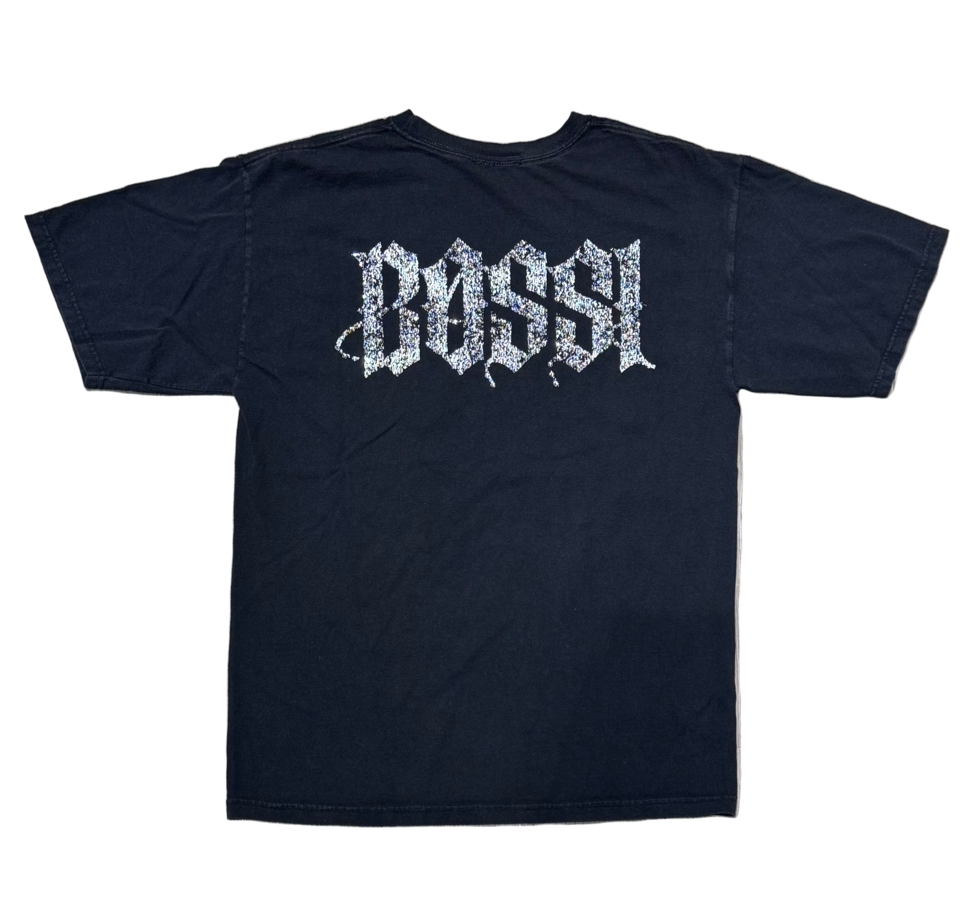 Vintage Rhinestone Black/Blue Tee