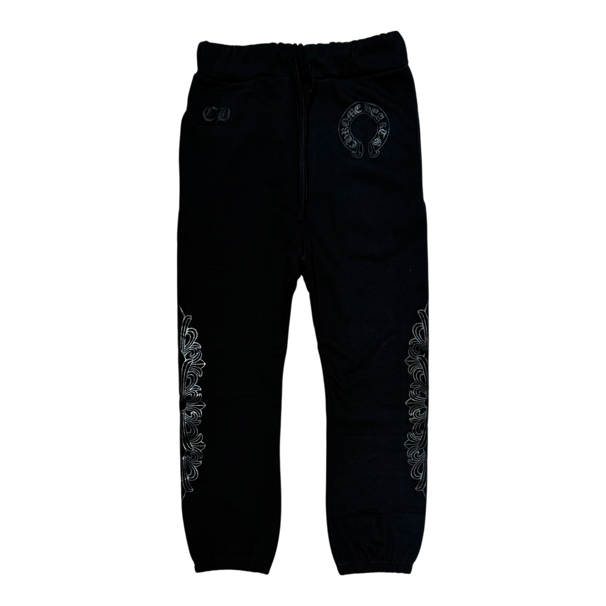 Chrome Hearts Floral Black Sweatpants