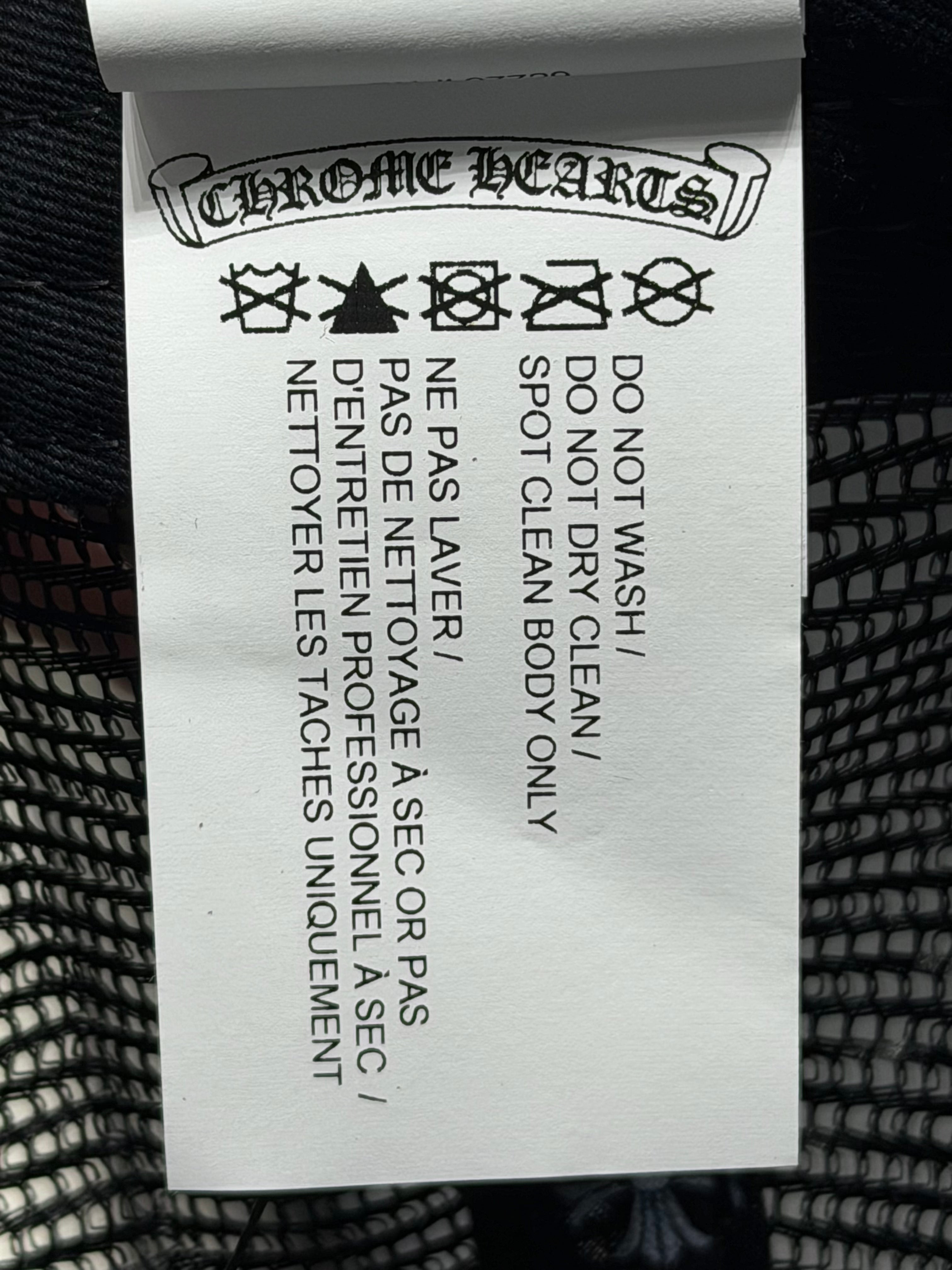 Fuck White Patch Black Trucker Hat