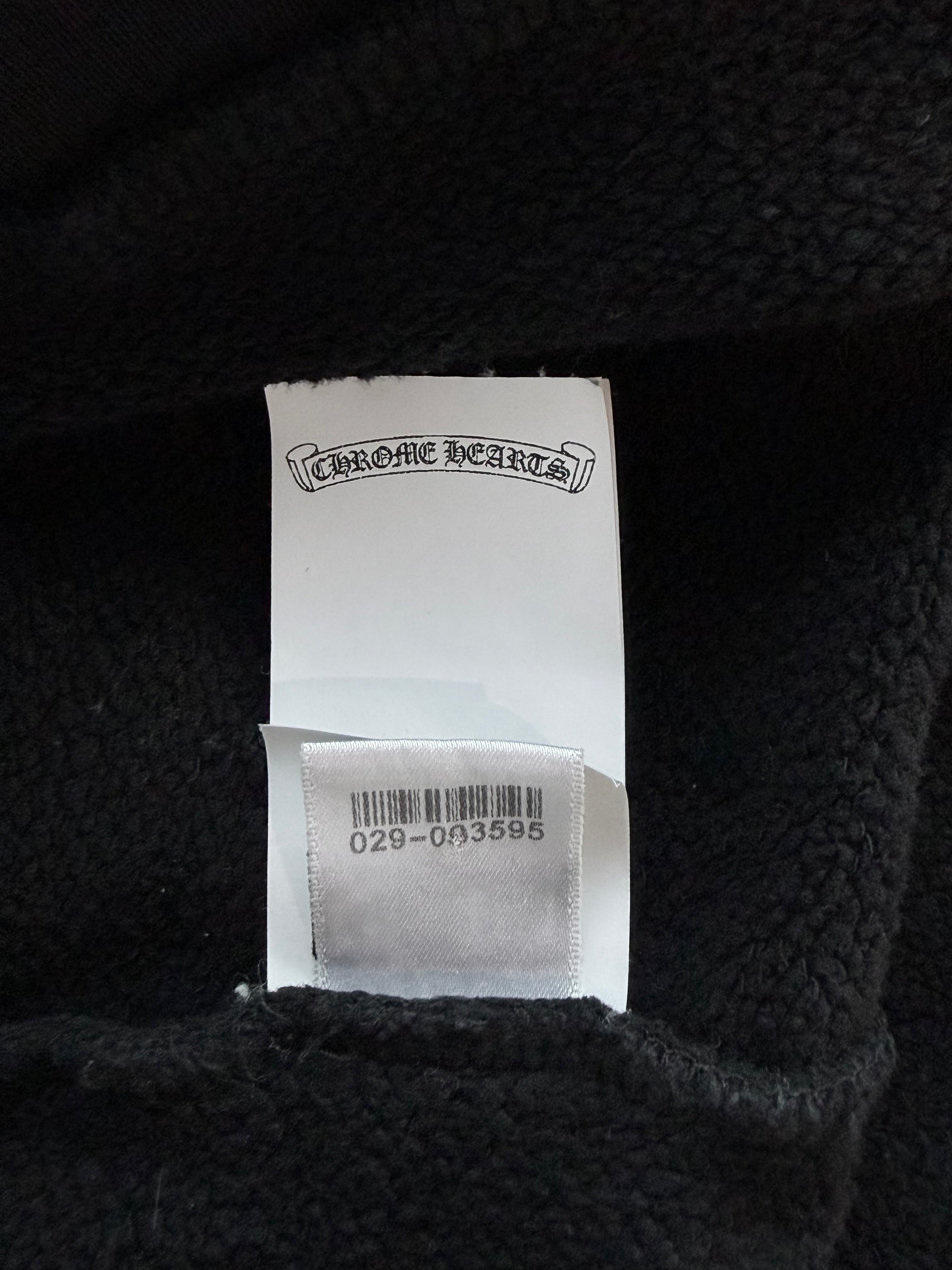 Ponyhair Multicross Patch Crewneck Sweater Black