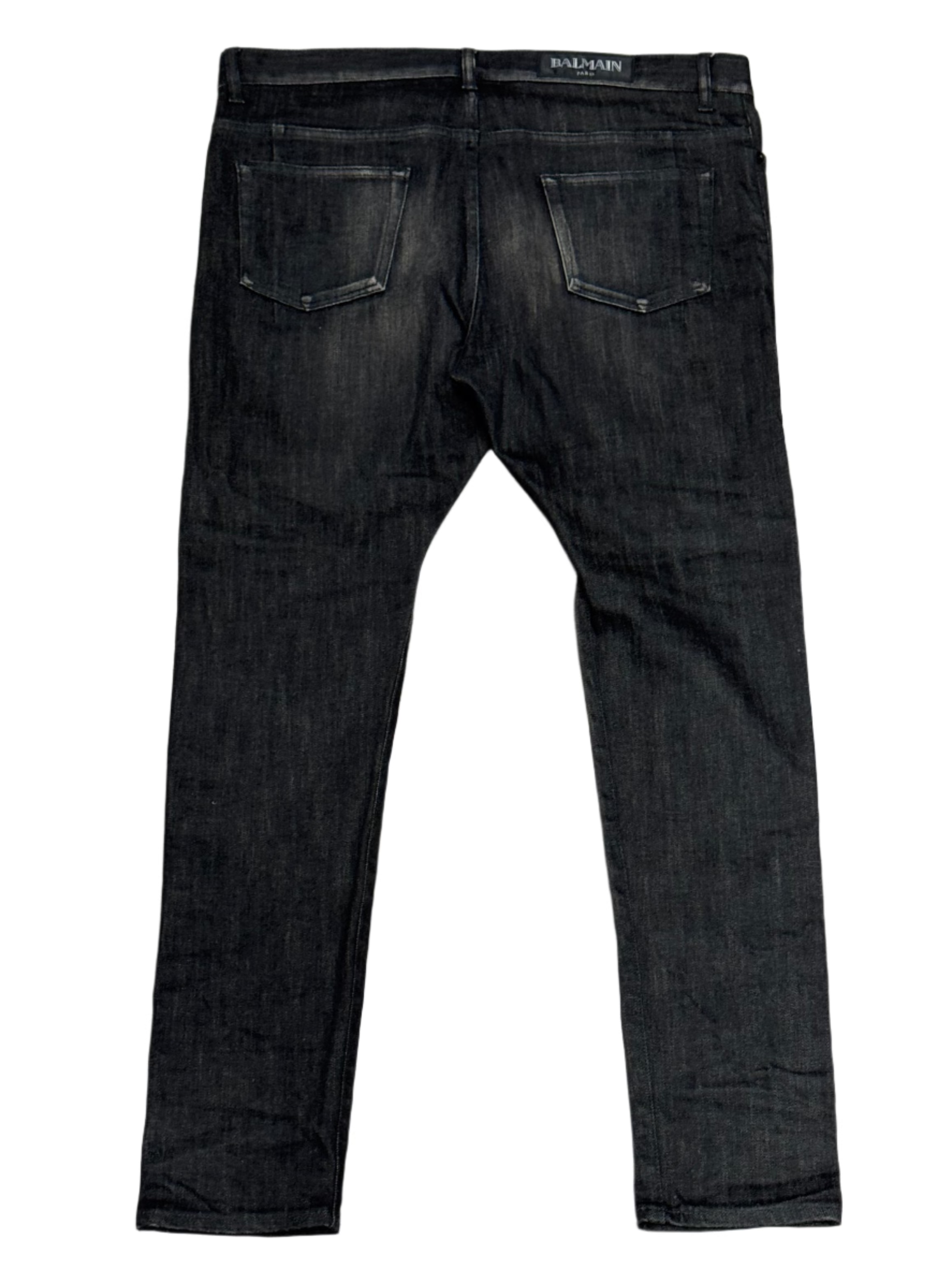 Balmain Jeans Zipper Coin Pockets