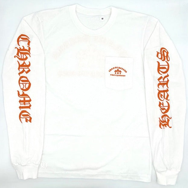 King Taco L/S T-Shirt White/Orange