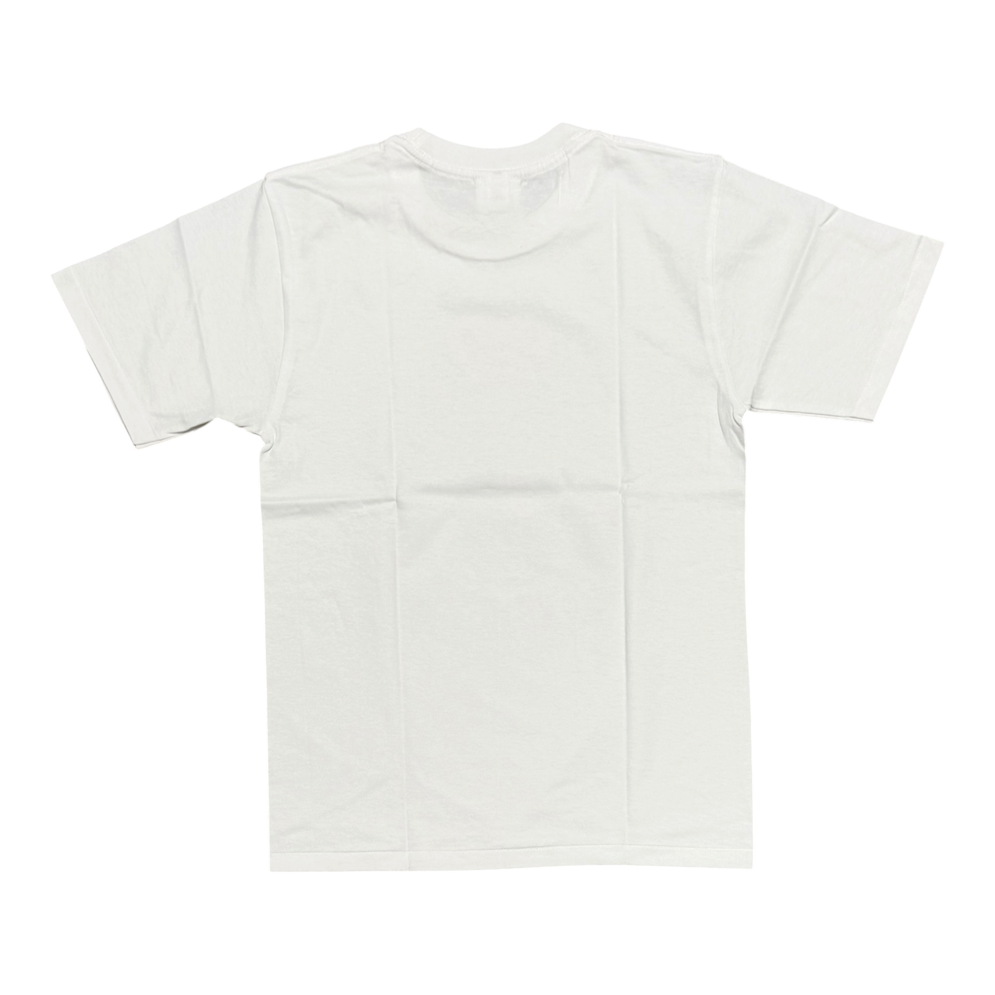 White/Red Color Camo Milo On Busy Works Tee