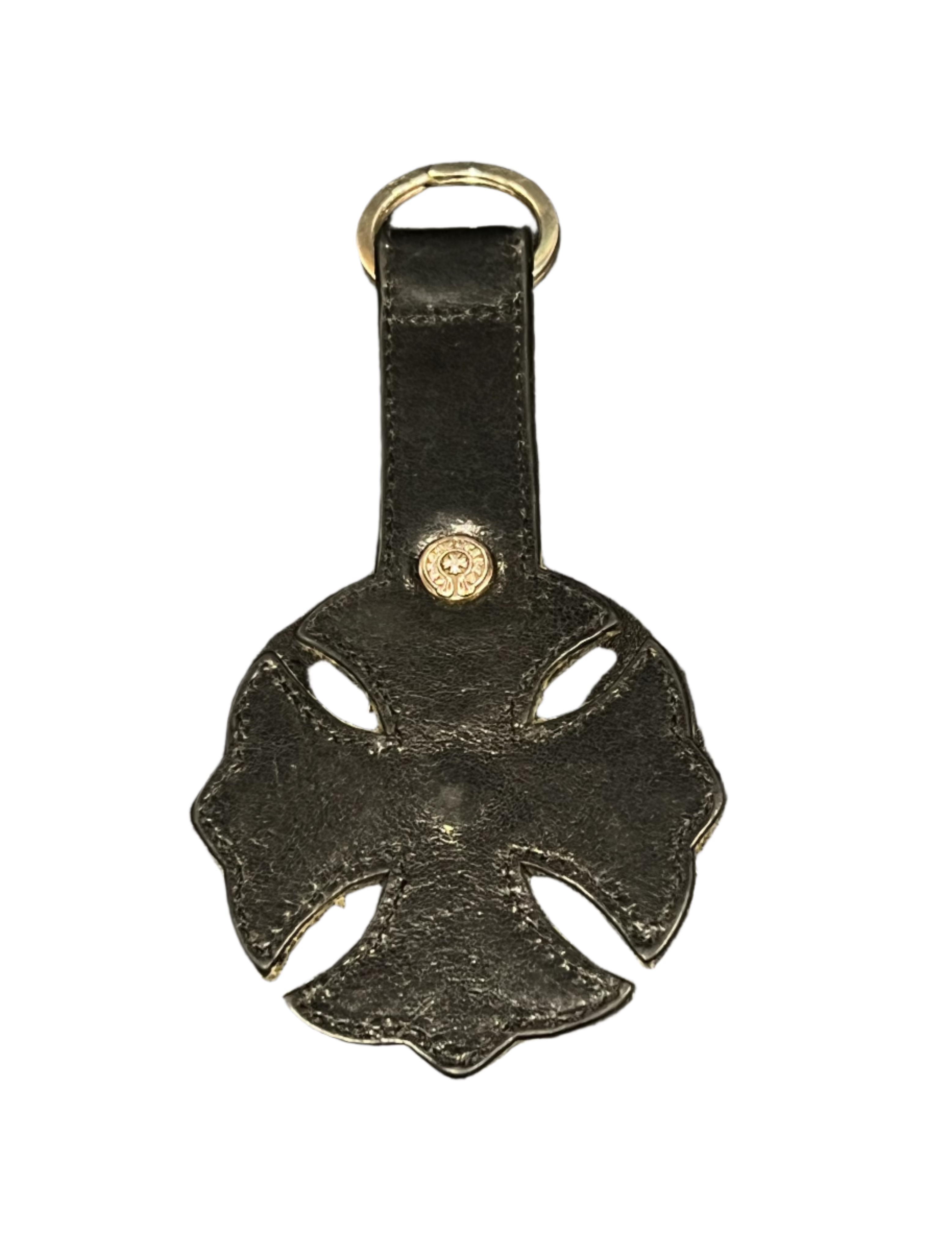 Chrome Hearts Leather Plus Keychain