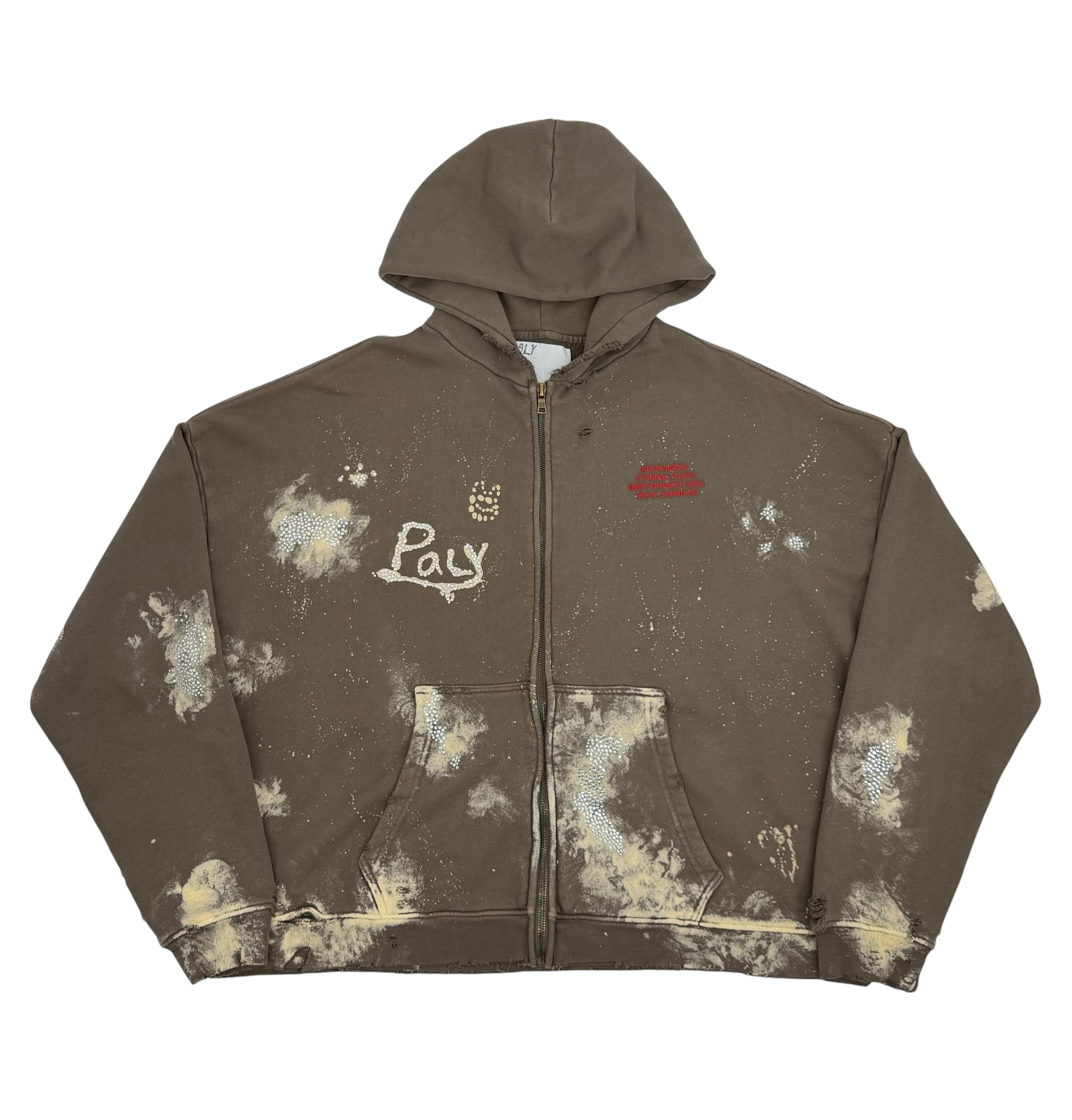 Been Amess Zip Hooded Sweatshirt