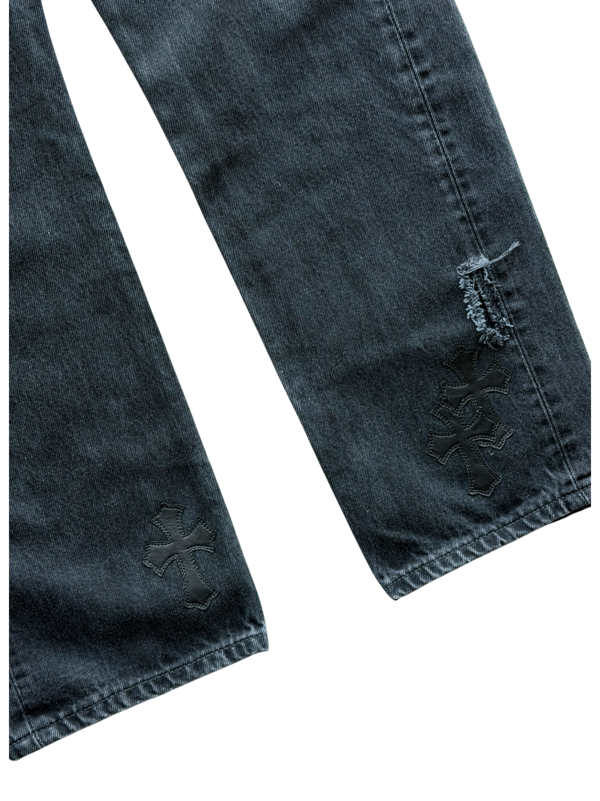 Levi's 501 Black Cross Patch Jeans Black