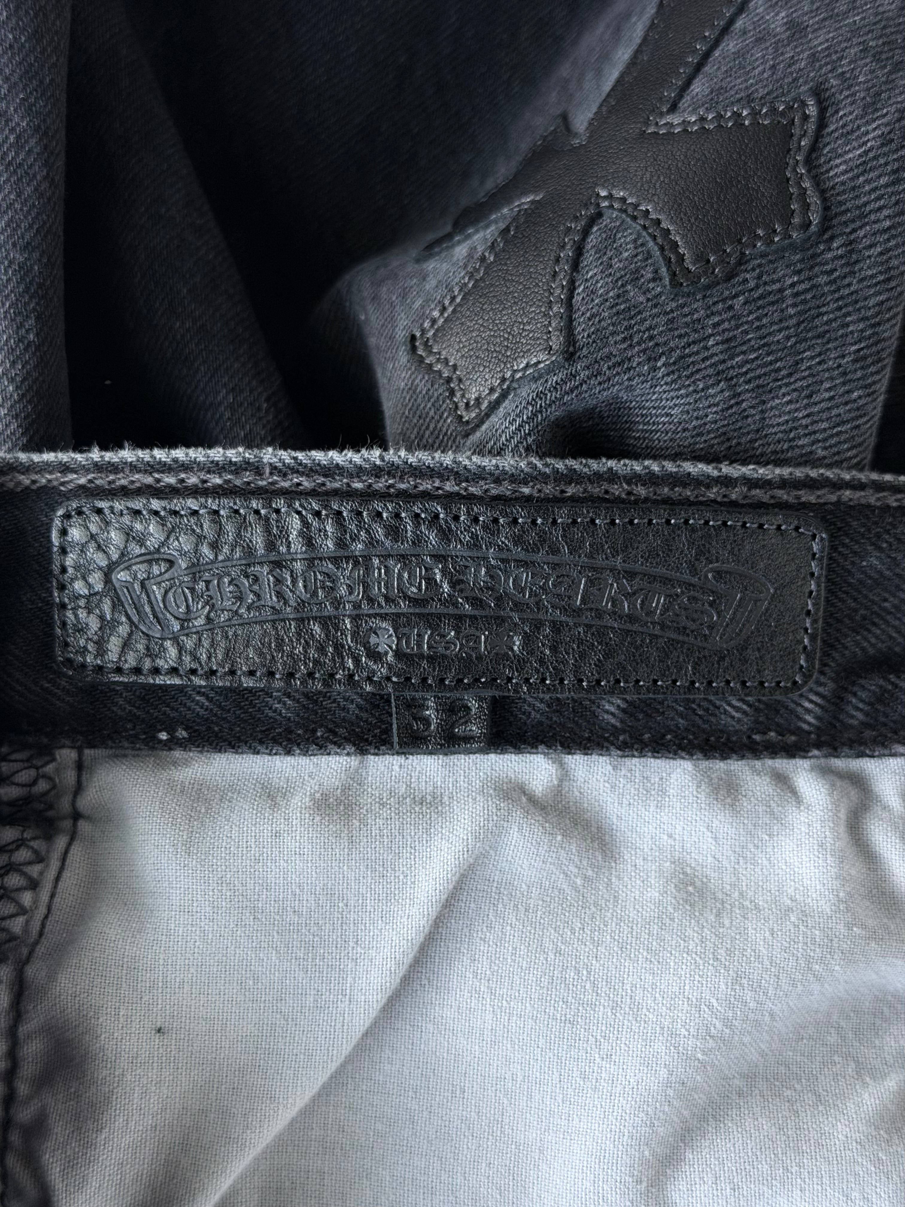 Levi's 501 Black Cross Patch Jeans Black