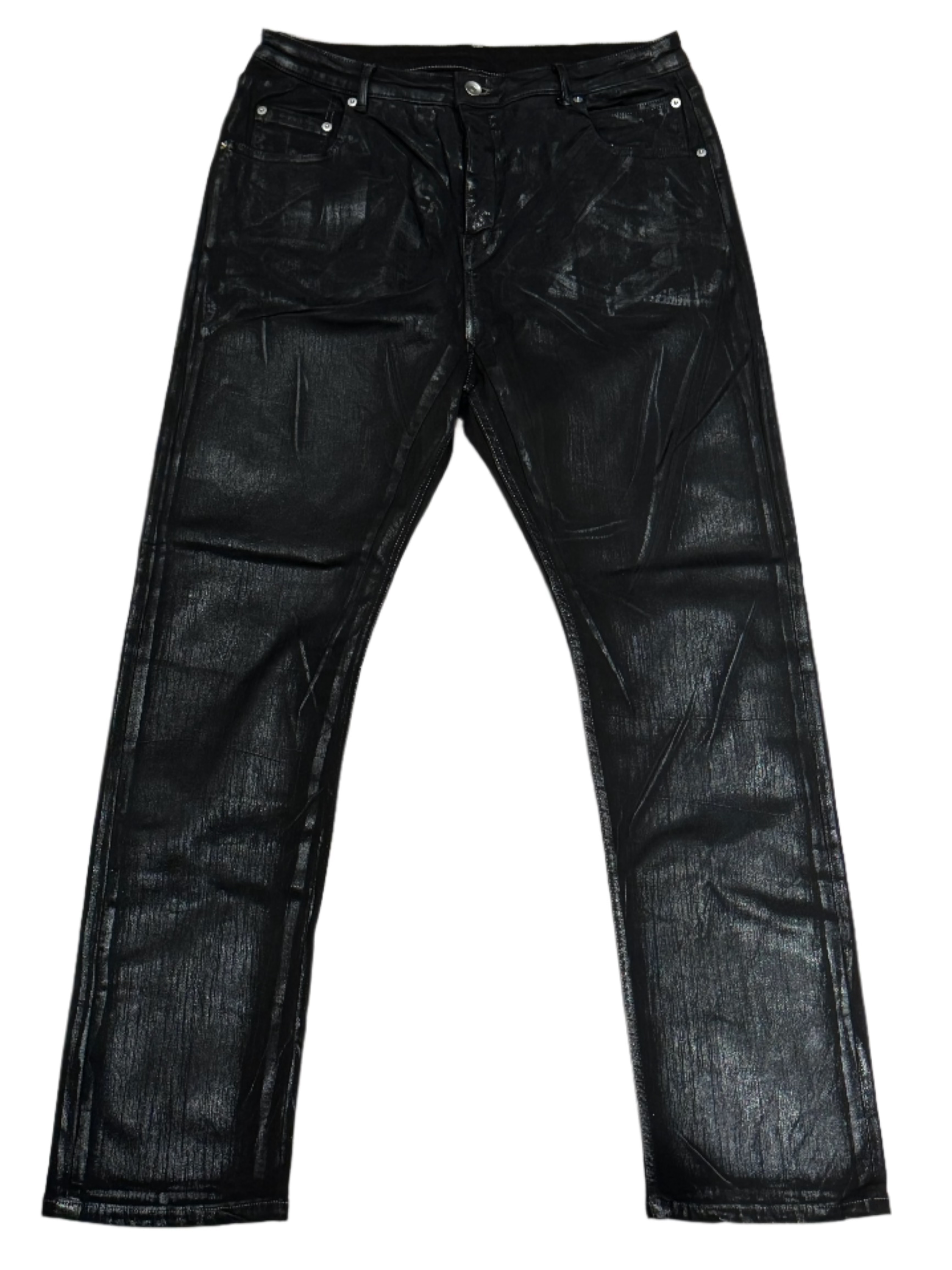 Detroit Cut Waxed Denim Jeans