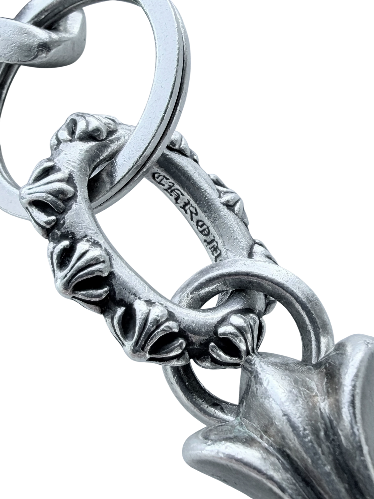 Triple Cross Fancy Link Keychain