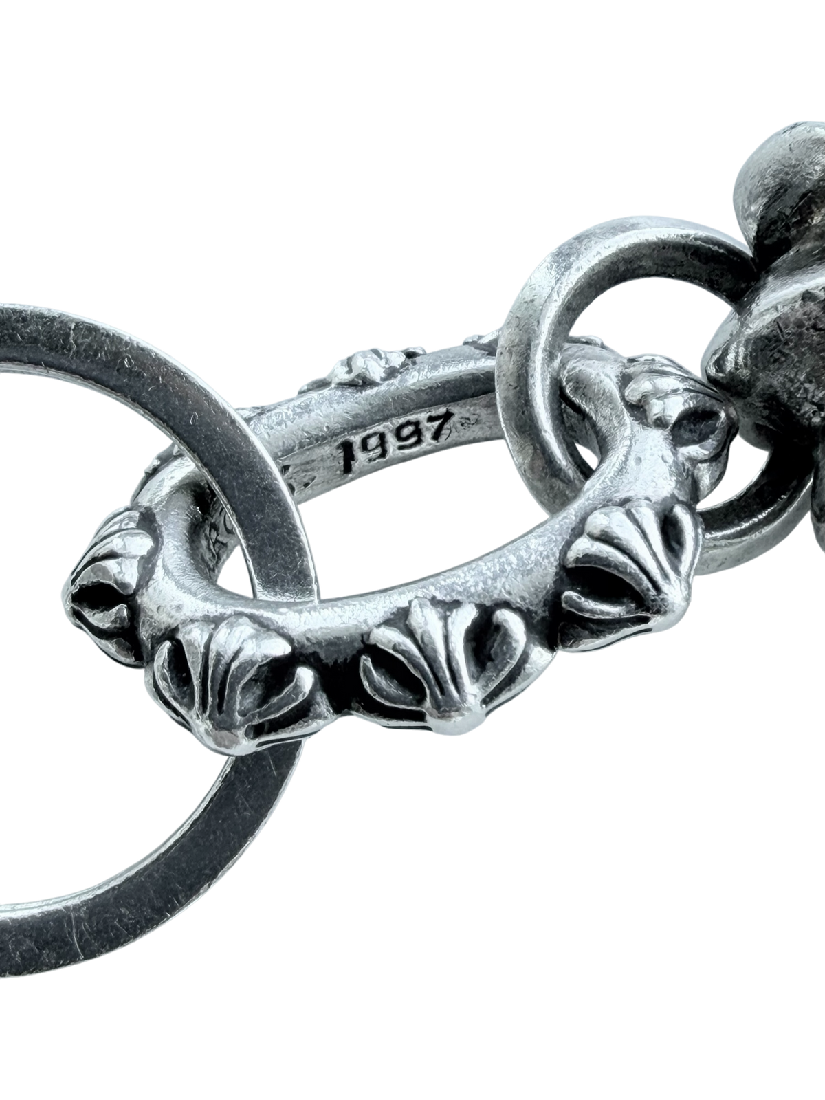 Triple Cross Fancy Link Keychain