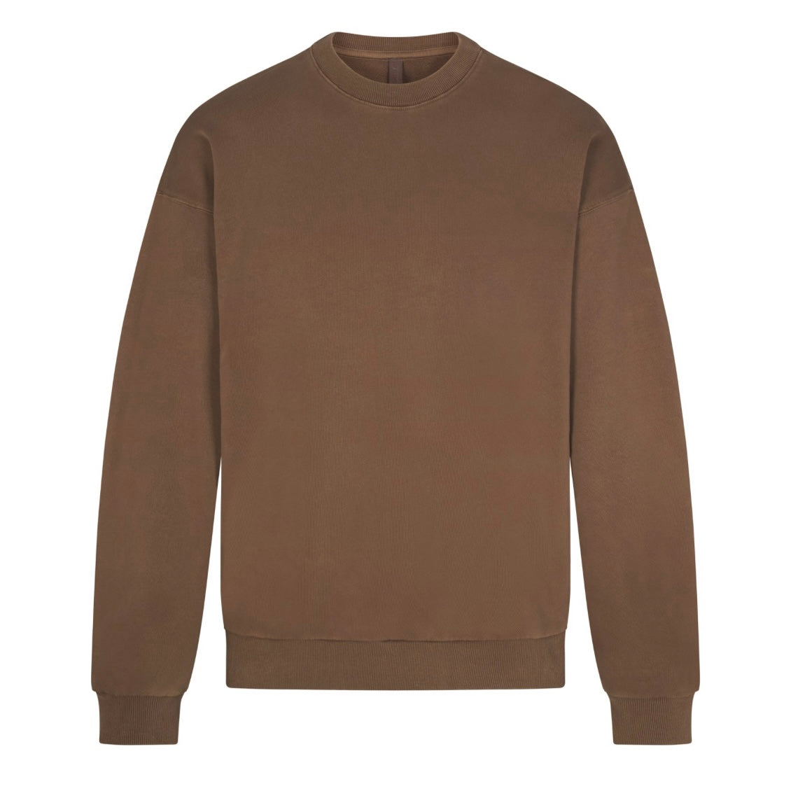 Skims Men's Brown Classic Crewneck Oxide Brown