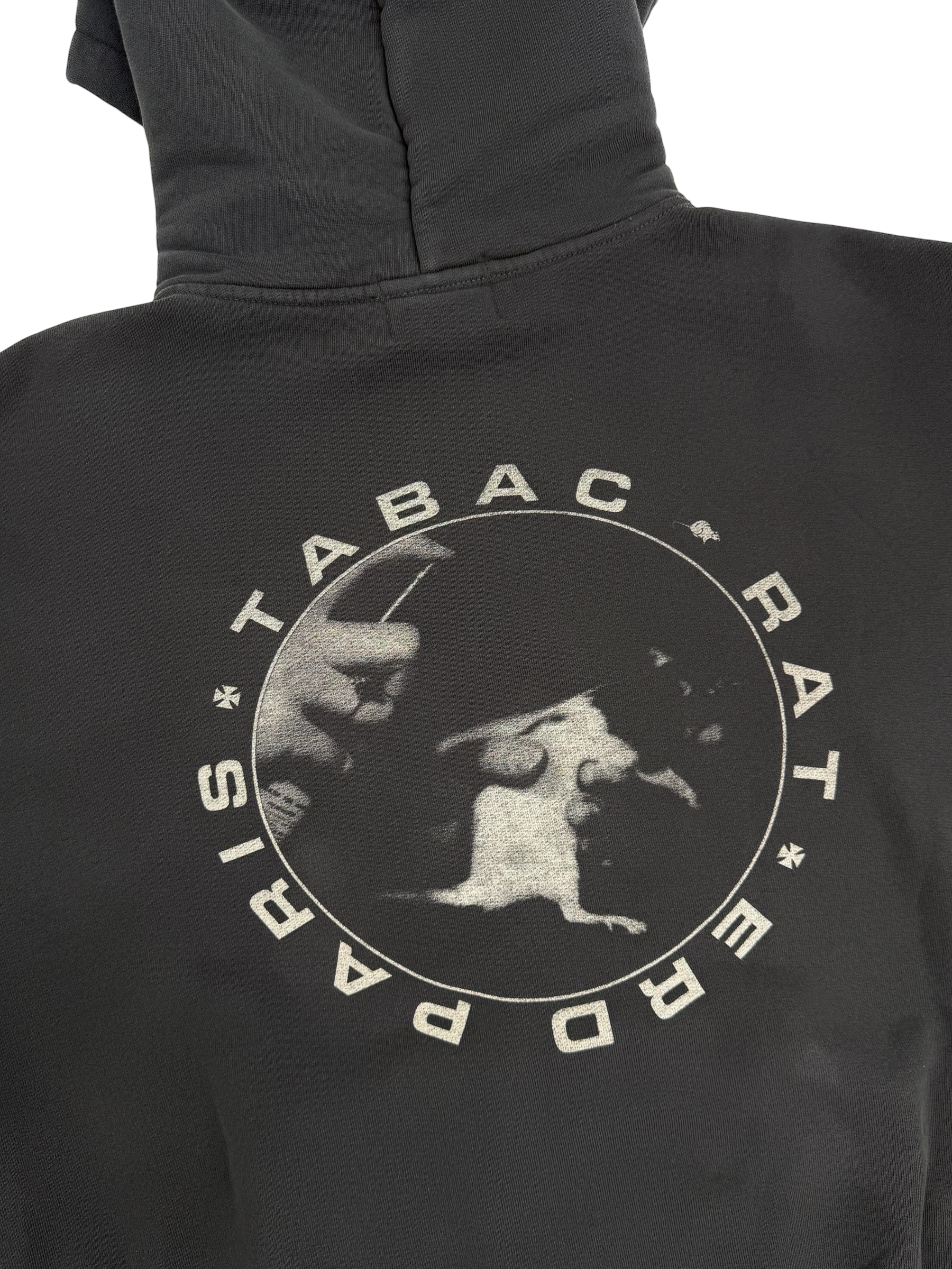 Tabac Rat Printed Cotton-Jersey Zip-Up Hoodie