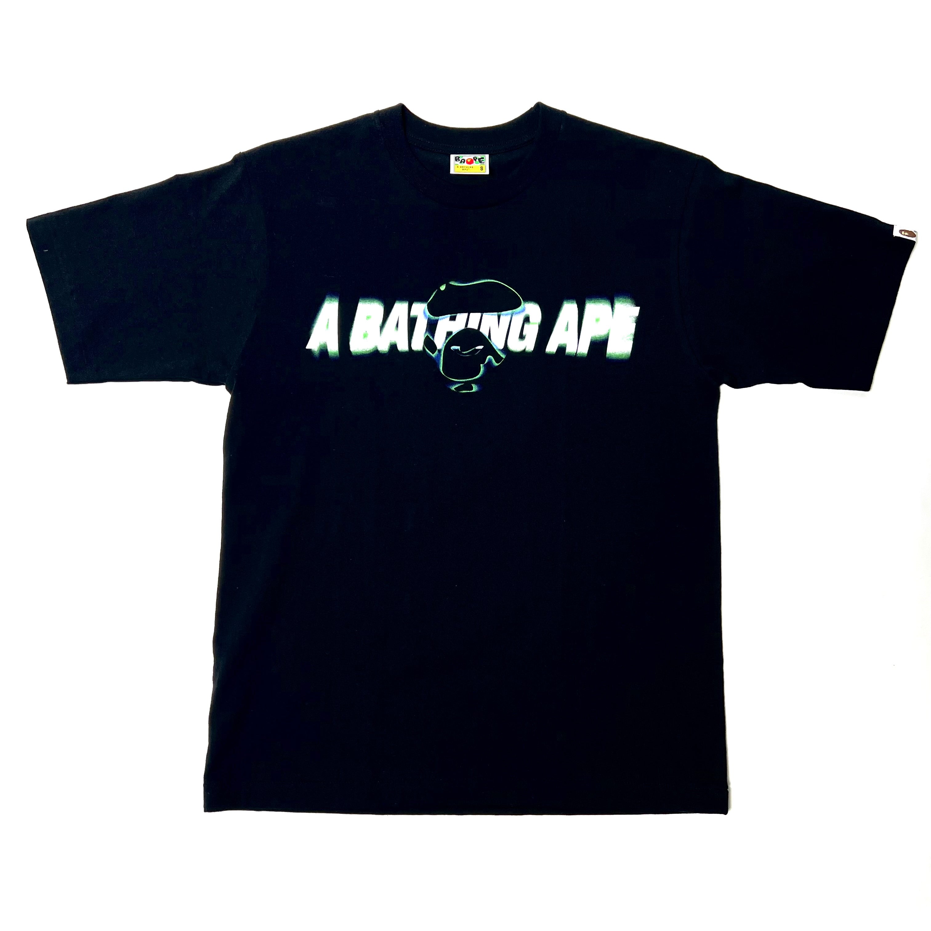 Ape Head Spray Logo Tee Black